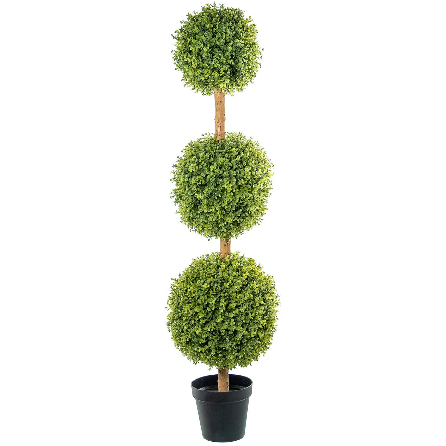 Künstlicher Geldbaum - 3 Kugeln, 165 cm hoch, Topf: 23 x 21 cm ST26683