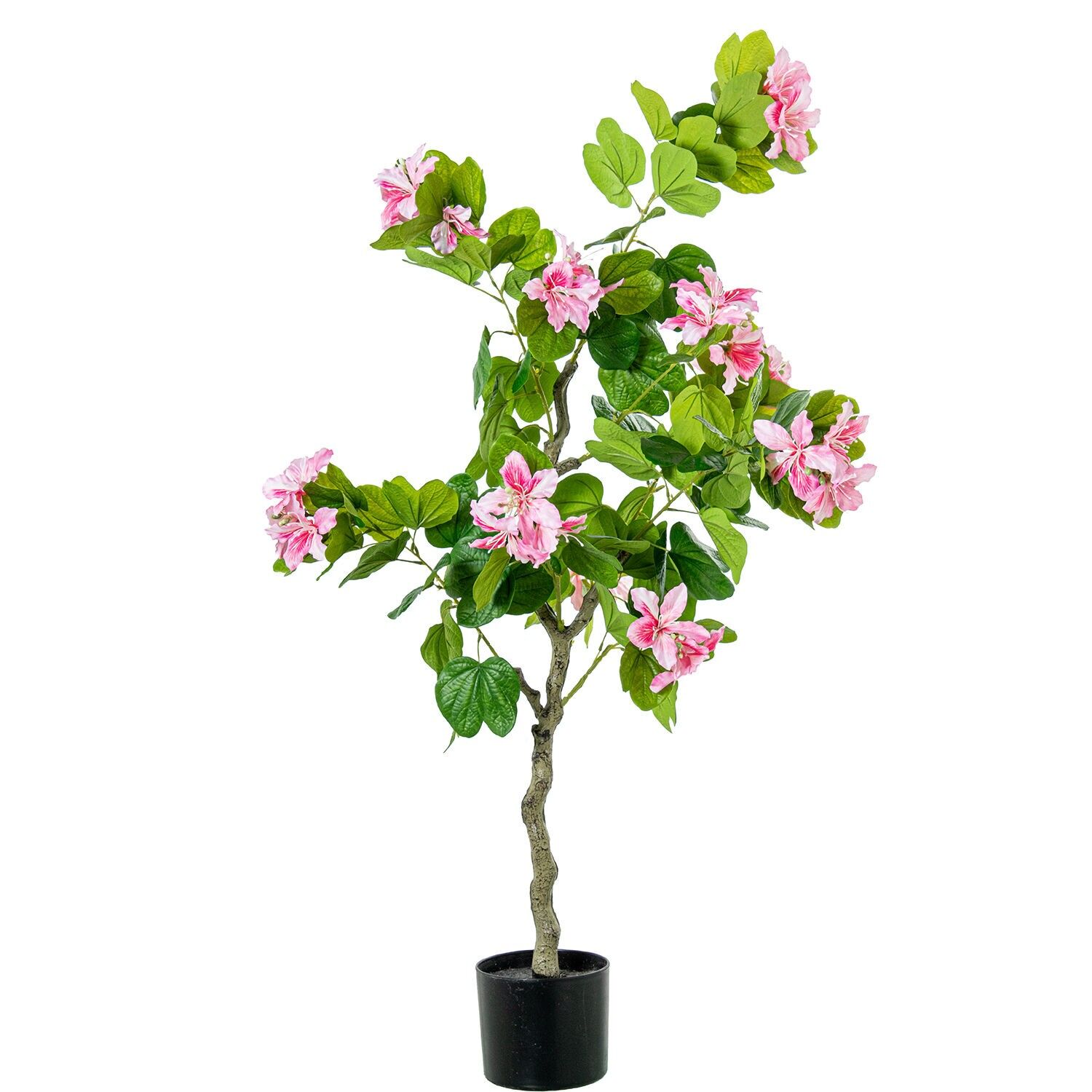 Künstlicher rosa Orchideenbaum, 120 cm, 5 Sträuße à 120 cm, ST26696