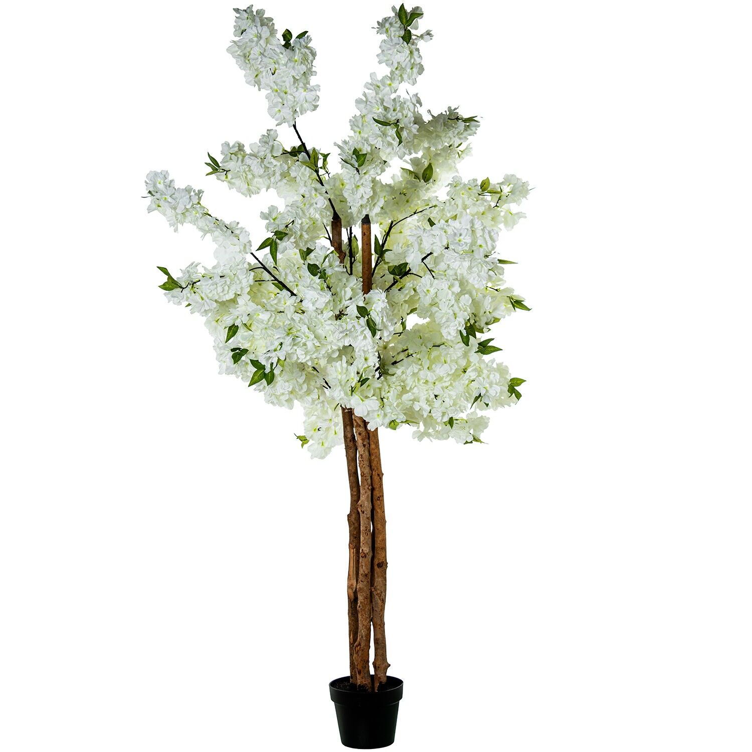 Künstlicher Kirschbaum, 180 cm, weiße Kirsche, 4 Stämme, 180 cm, ST26705