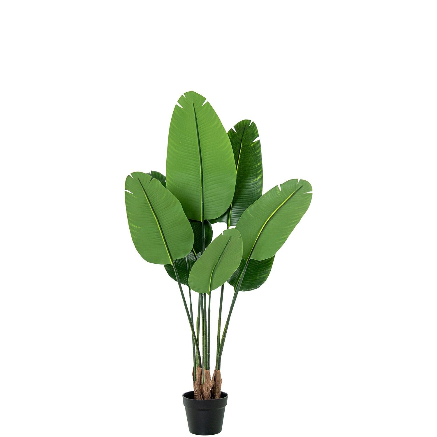 Künstlicher Reisebaum, 120 cm, 3 Stämme, 8 Blätter, 120 cm, ST26715