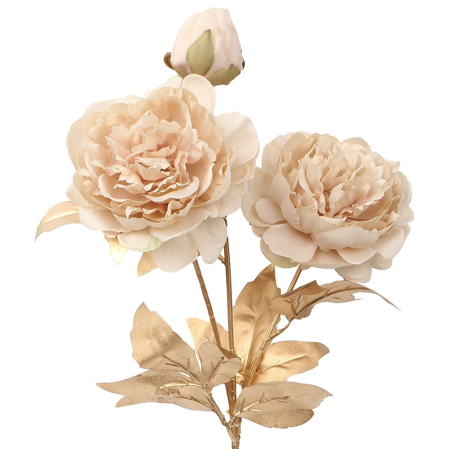 Goldener Zweig mit rosa Blüten, 65 cm, ST27085