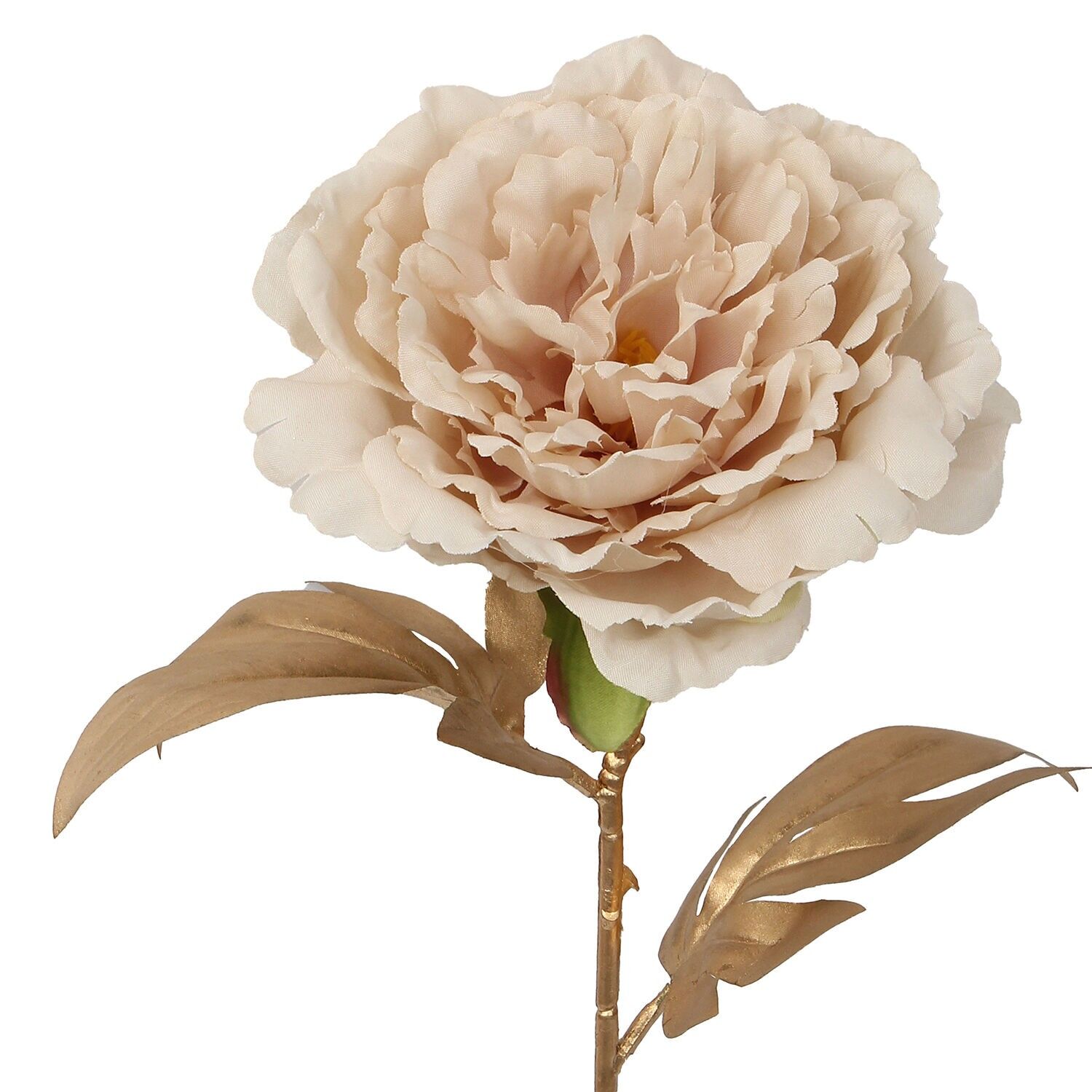 Rosa Blume mit goldenem Stiel, 52 cm, ST27091