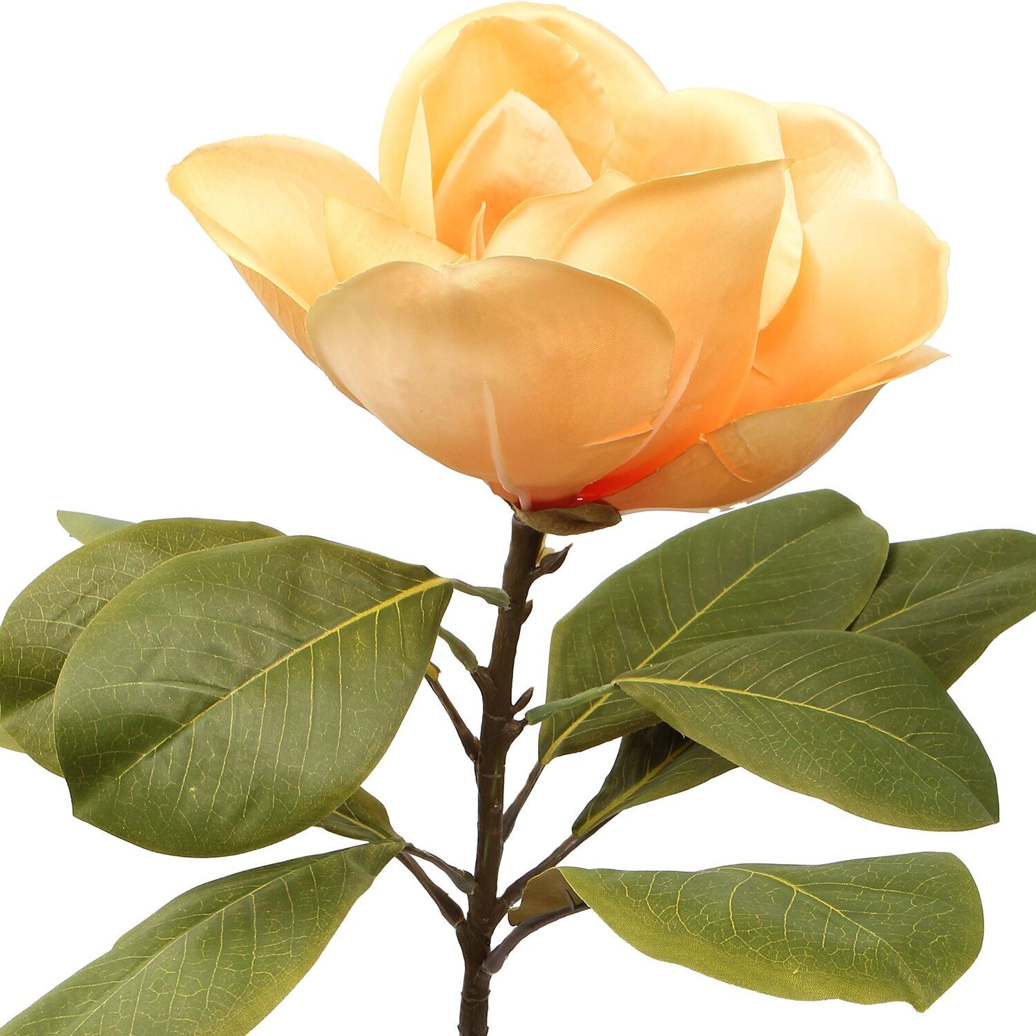 Gelbe Blume mit natürlichem Stiel, 70 cm, ST27105