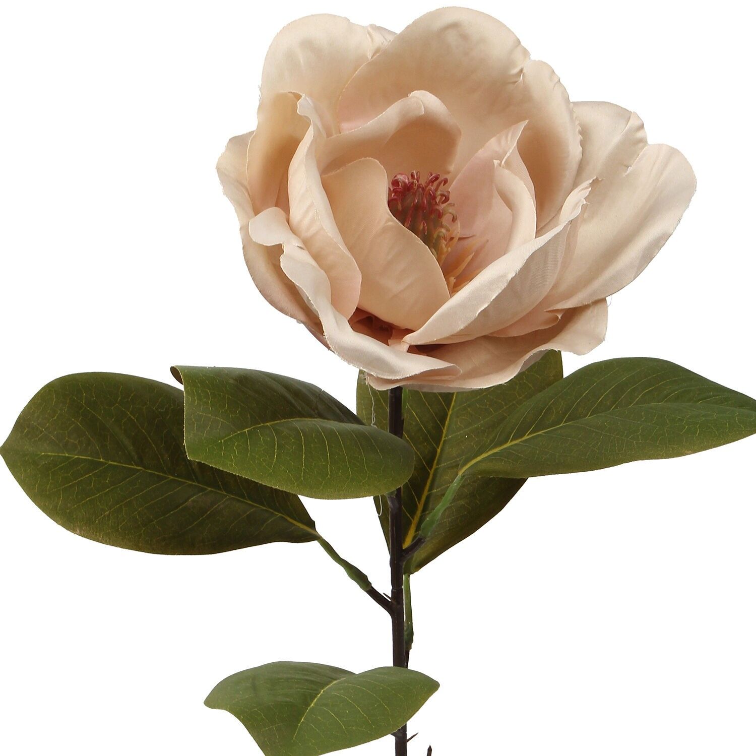 Rosa Blume mit Naturstiel, 70 cm, ST27109