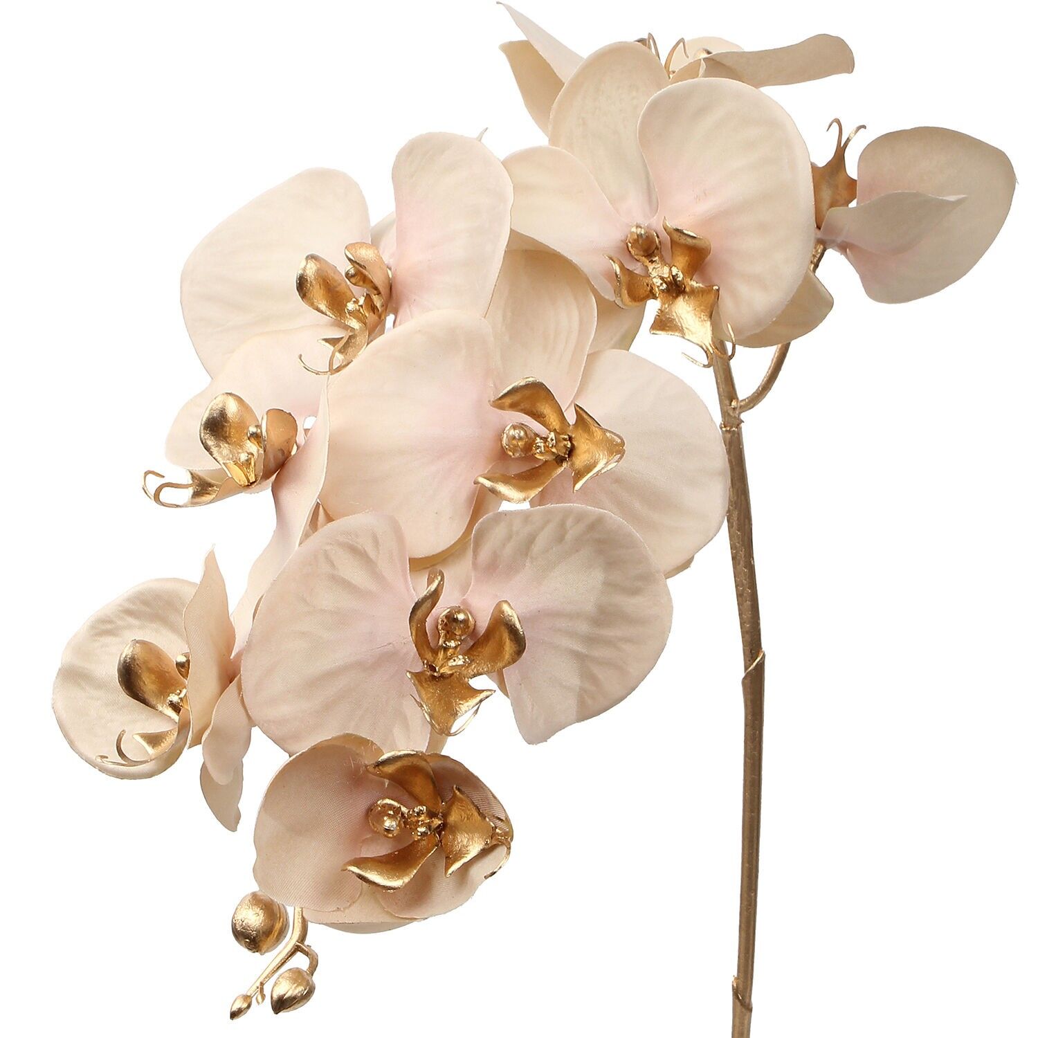 Goldener Zweig mit rosa Orchideen 96 cm ST27122