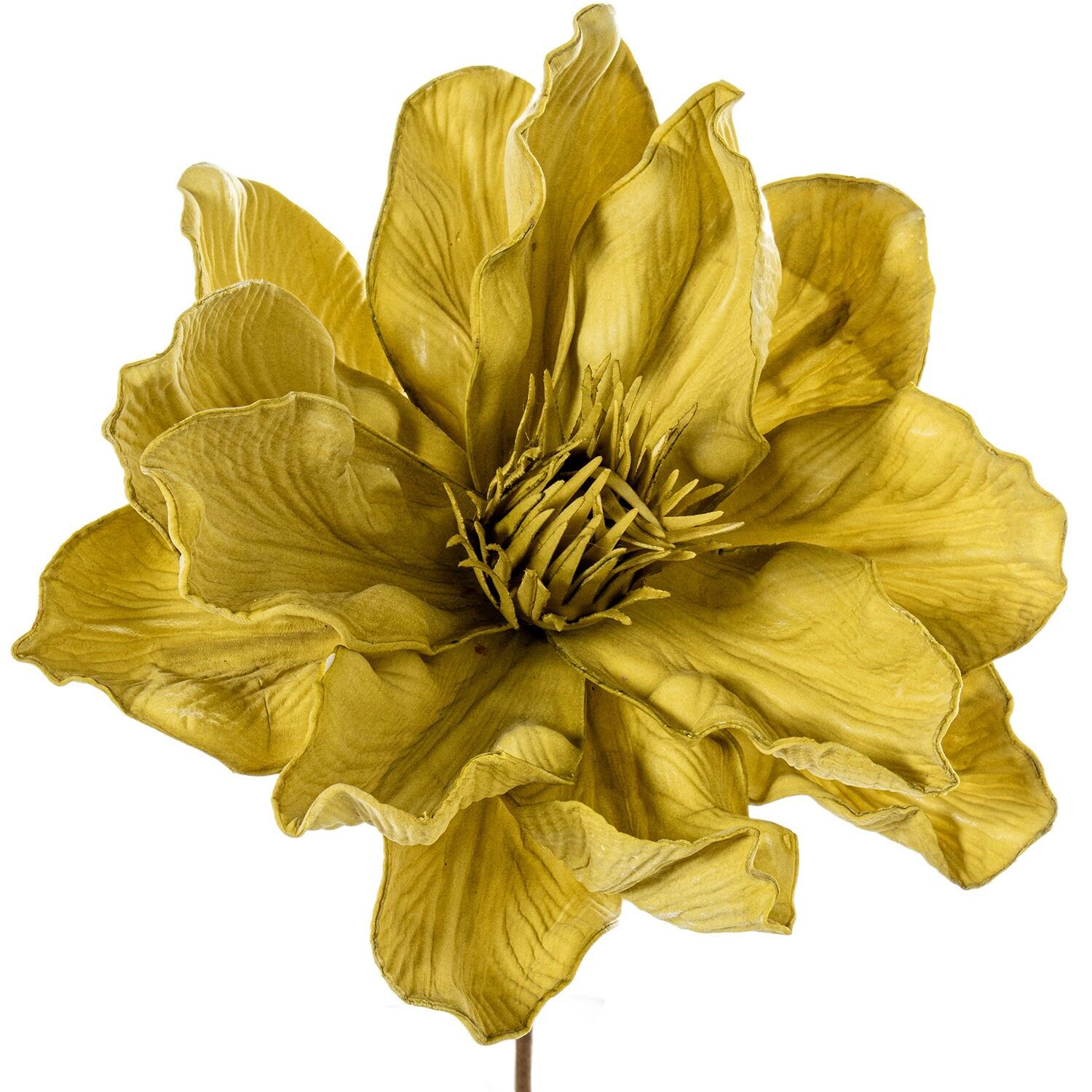 Künstliche gelbe Blume aus EVA-Schaum und Papier, 20 x 70 cm ST27352