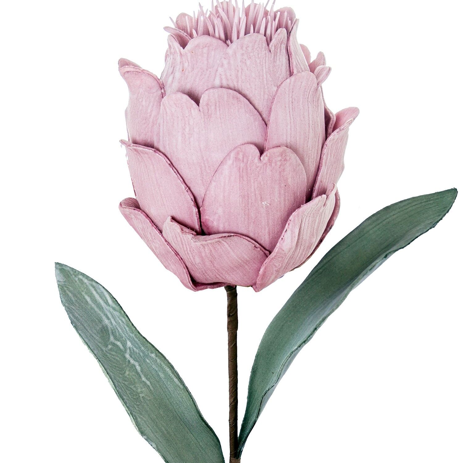 Künstliche violette Blume aus Schaumstoff und Papier, 65 cm ST27371