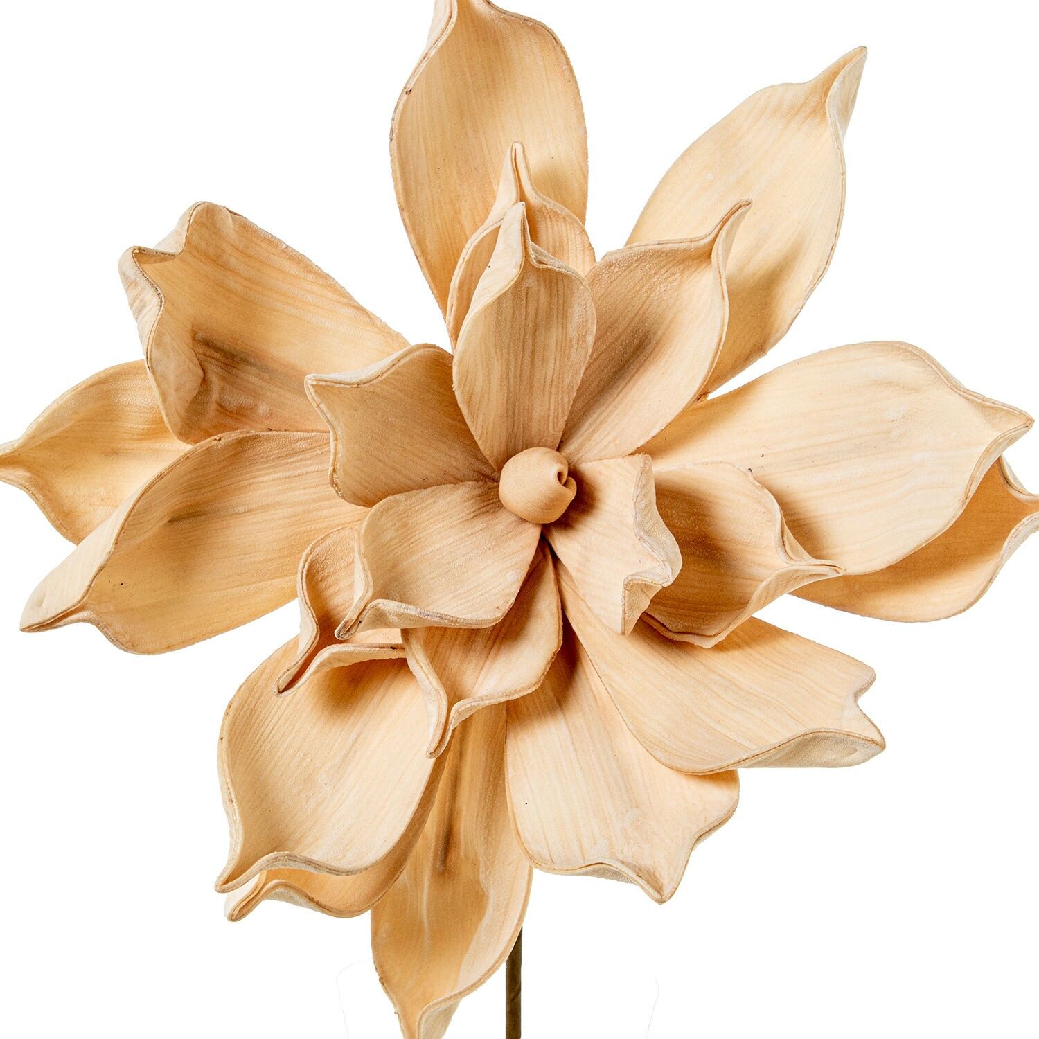 Beige künstliche Blume aus EVA-Schaum und Papier, 13 x 65 cm, ST27402