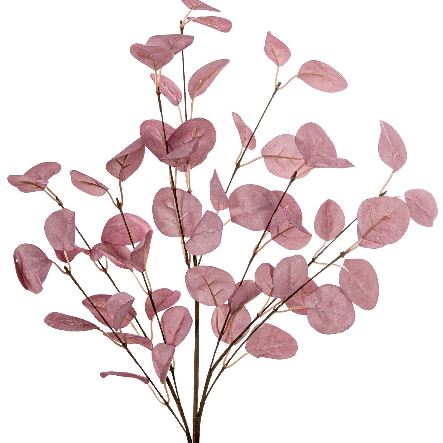 Künstlicher Veilchenzweig aus EVA-Schaum, Kunststoff und Papier, 65 cm ST27417