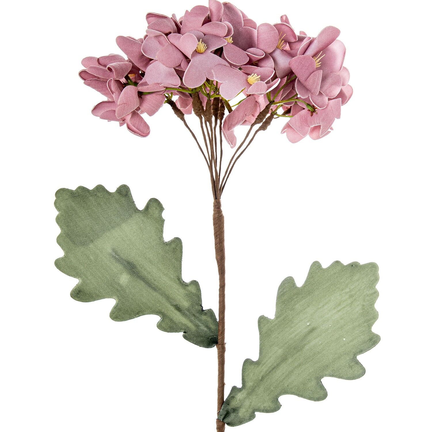 Künstliche violette Blume aus EVA-Schaum, Kunststoff und Papier, 70 cm ST27422