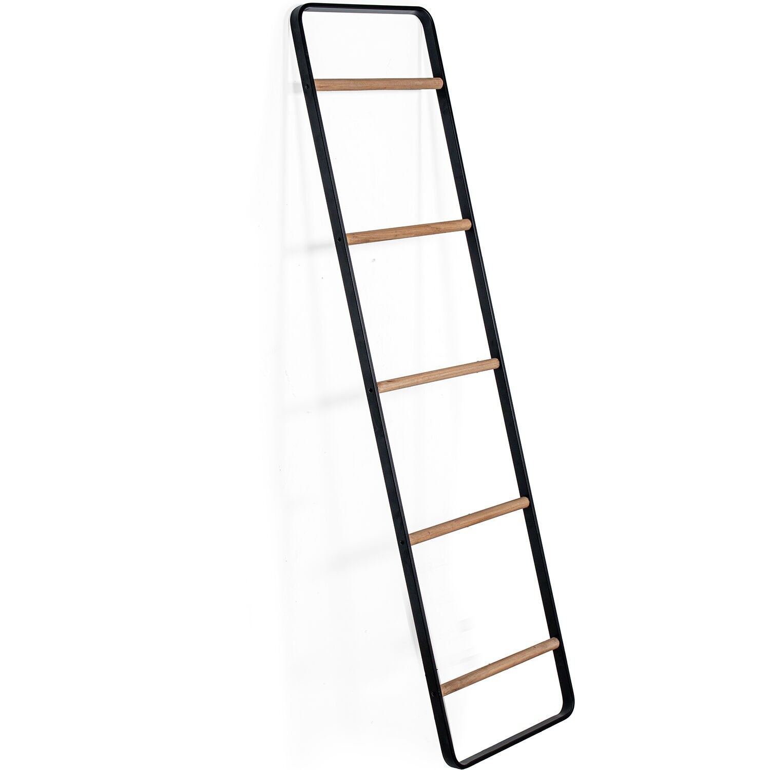 Dekorative Leiter, Metall und Holz, 41x3x163cm ST39448