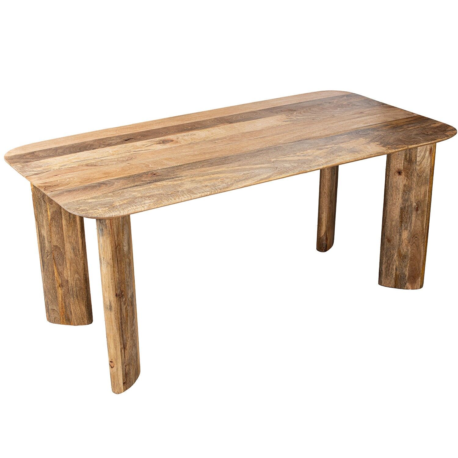 Rechteckiger Esstisch aus Mangoholz 92331 180x90x76cm ST39498