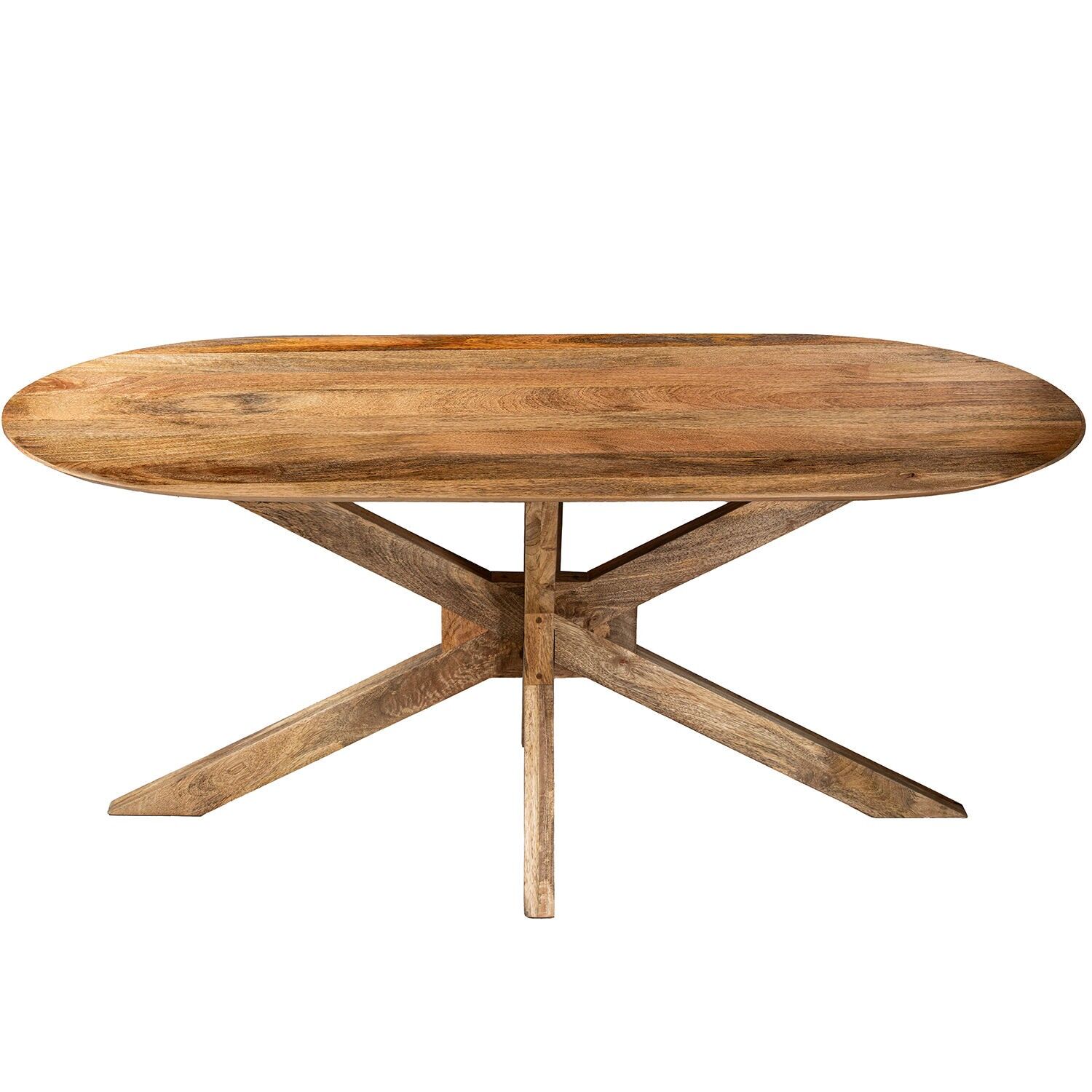 Rechteckiger Esstisch aus Mangoholz, 180 x 90 x 76 cm, ST39499