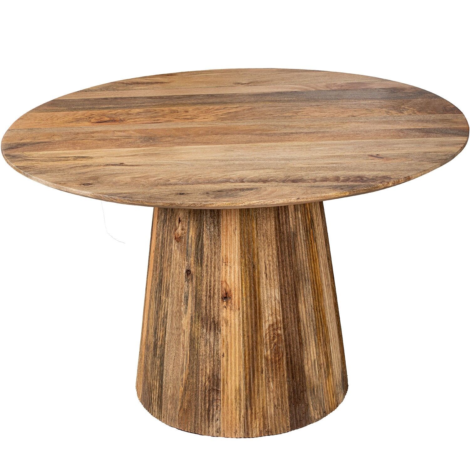 Runder Esstisch aus Mangoholz 92333 120x76cm ST39501