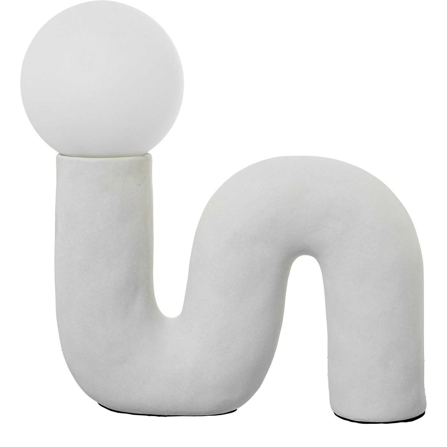 Lampe de table en céramique blanche 1xg9 non incluse 30x12x305cm ST39858