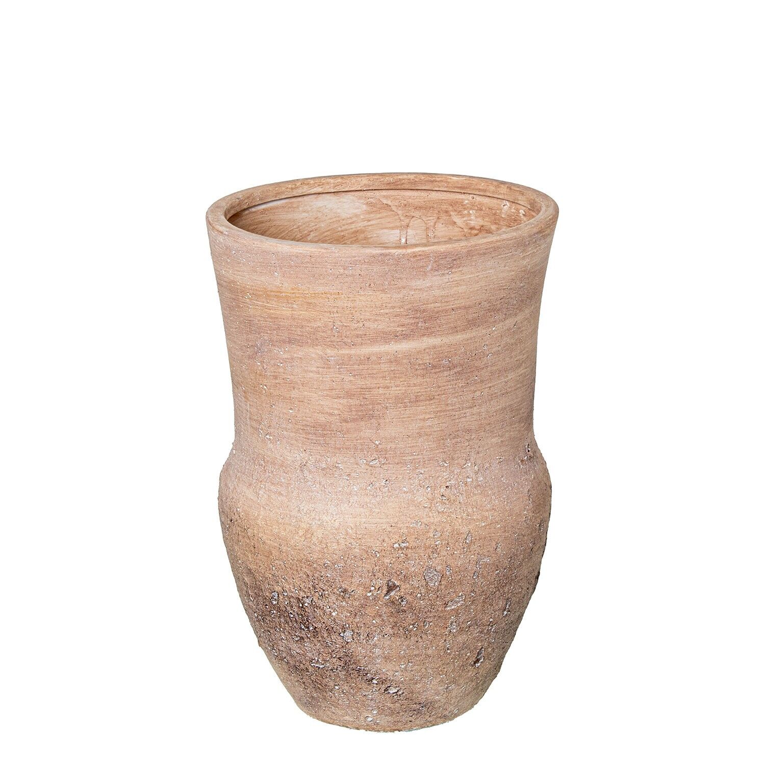 Keramikvase 31 cm, rustikal braun, 21 x 31 cm, ST50627