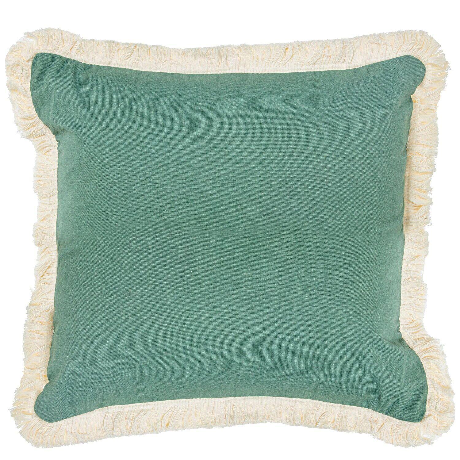 Kissen 45x45cm grün 35% Polyester 35% Baumwolle 30% Leinen 45x45cm, mit Reißverschluss ST50669