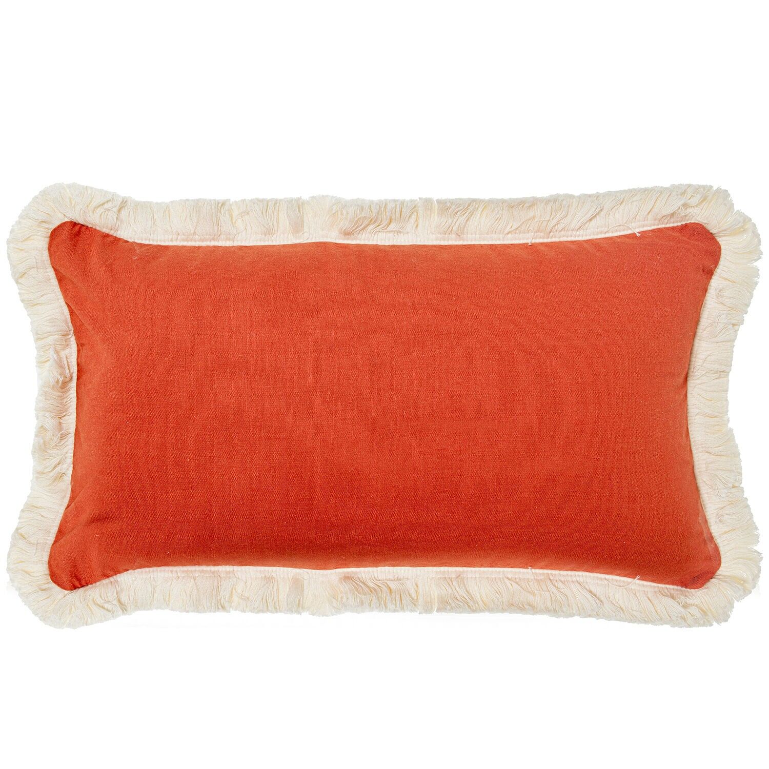 Kissen 50x30cm orange 35% Polyester 35% Baumwolle 30% Leinen 50x30cm, mit Reißverschluss ST50676