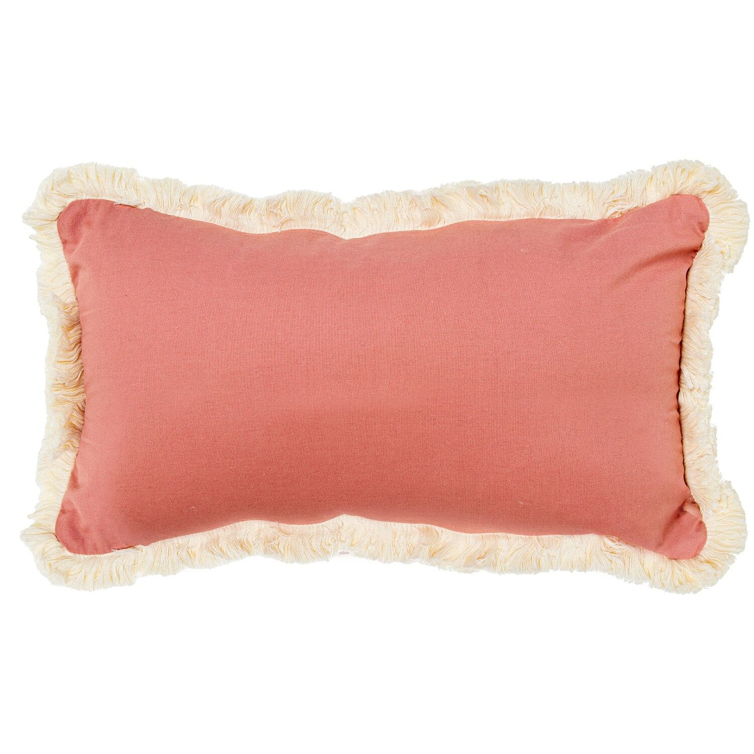 Kissen 50x30cm rosa 35% Polyester 35% Baumwolle 30% Leinen 50x30cm, mit Reißverschluss ST50674