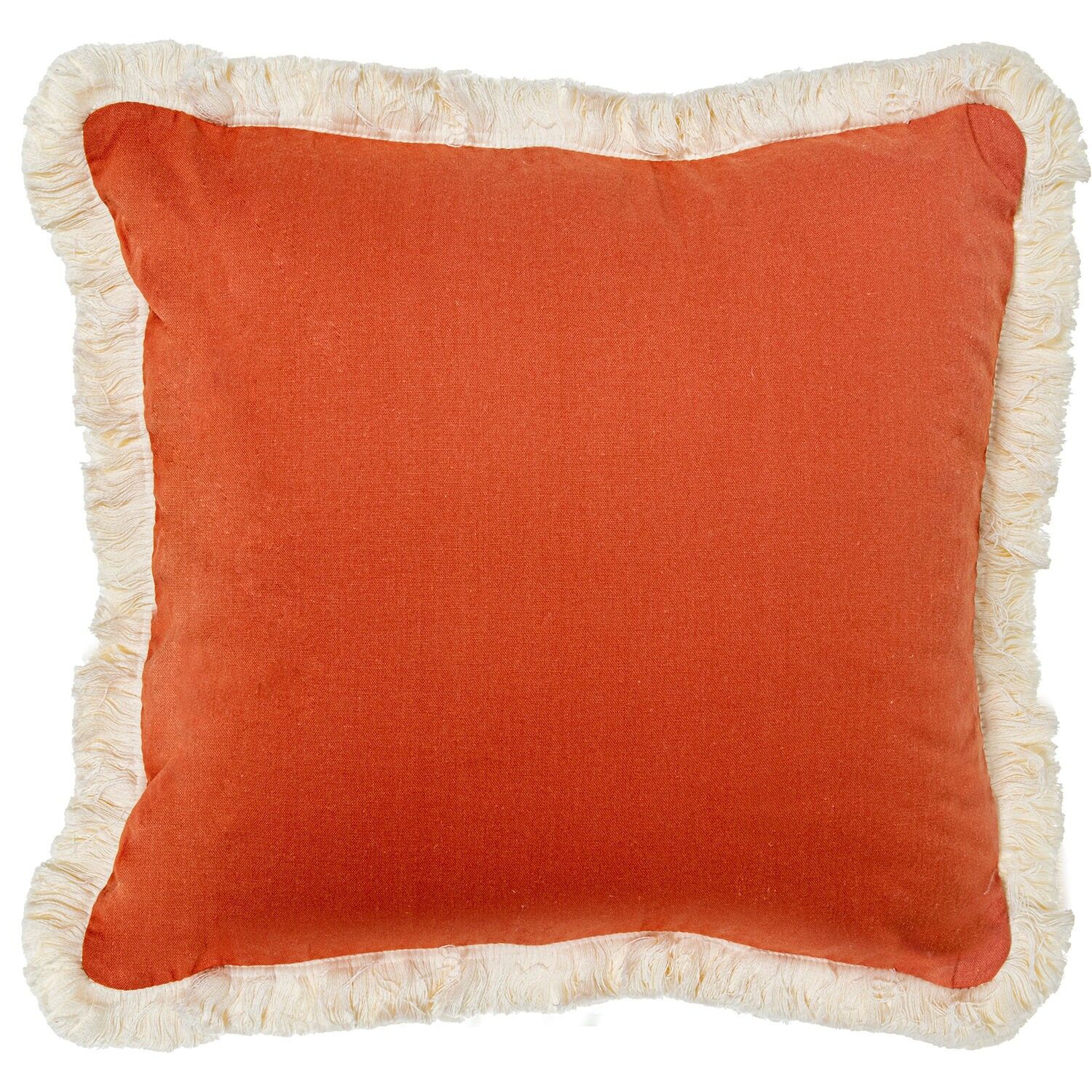 Kissen 45x45cm orange 35% Polyester 35% Baumwolle 30% Leinen 45x45cm, mit Reißverschluss ST50675