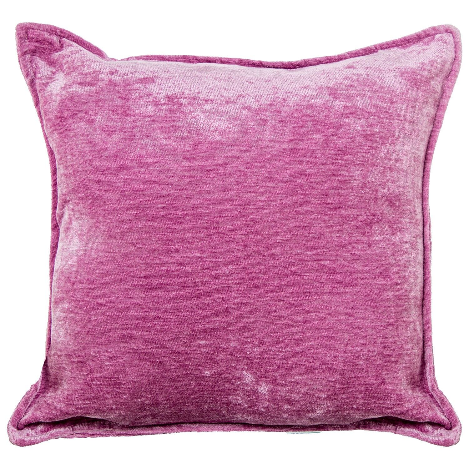 Kissen 45x45cm Samt 100% Polyester Flieder 45x45cm, mit Reißverschluss ST50705