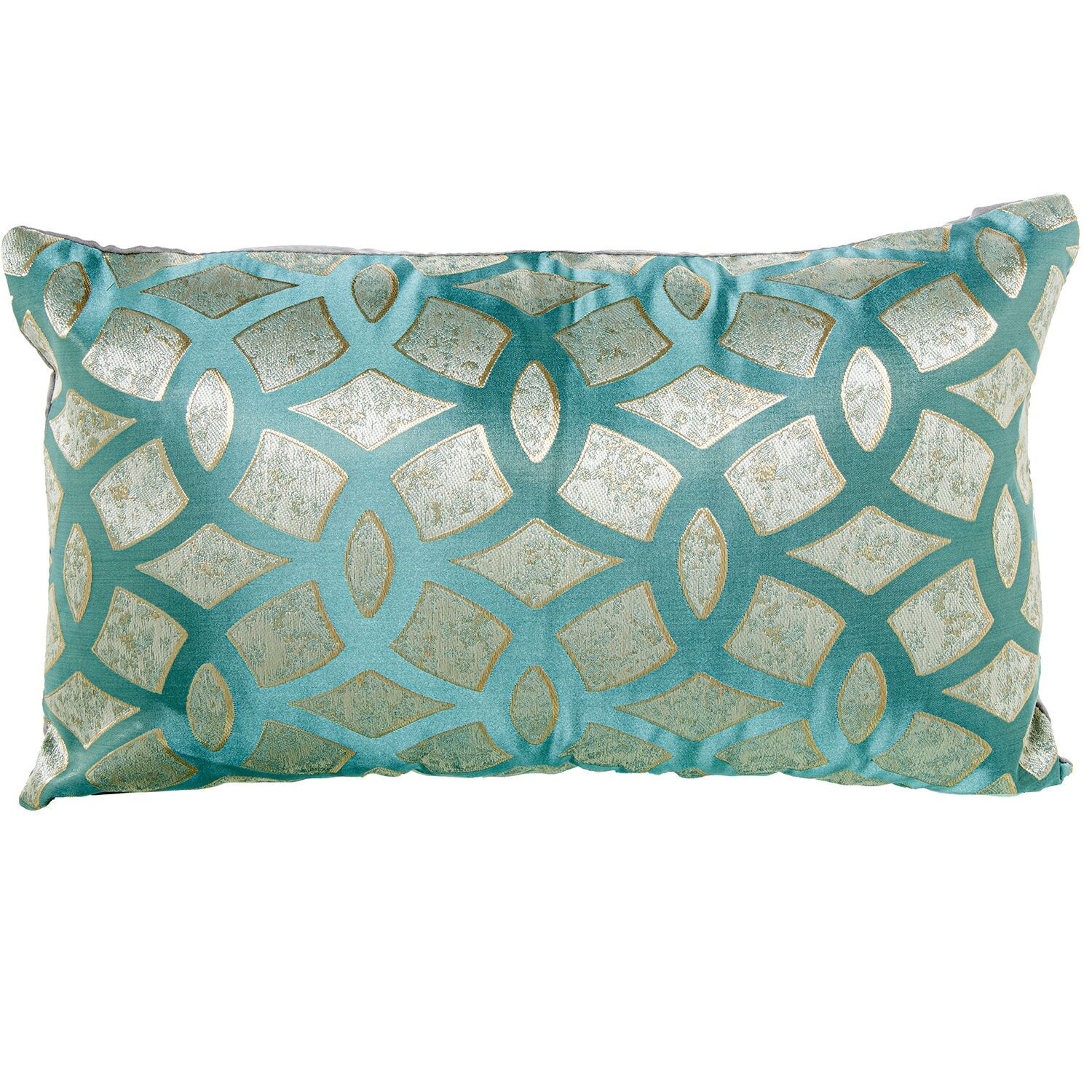 Kissen 50x30cm blau 100% Polyester 50x30cm, mit Reißverschluss ST50718