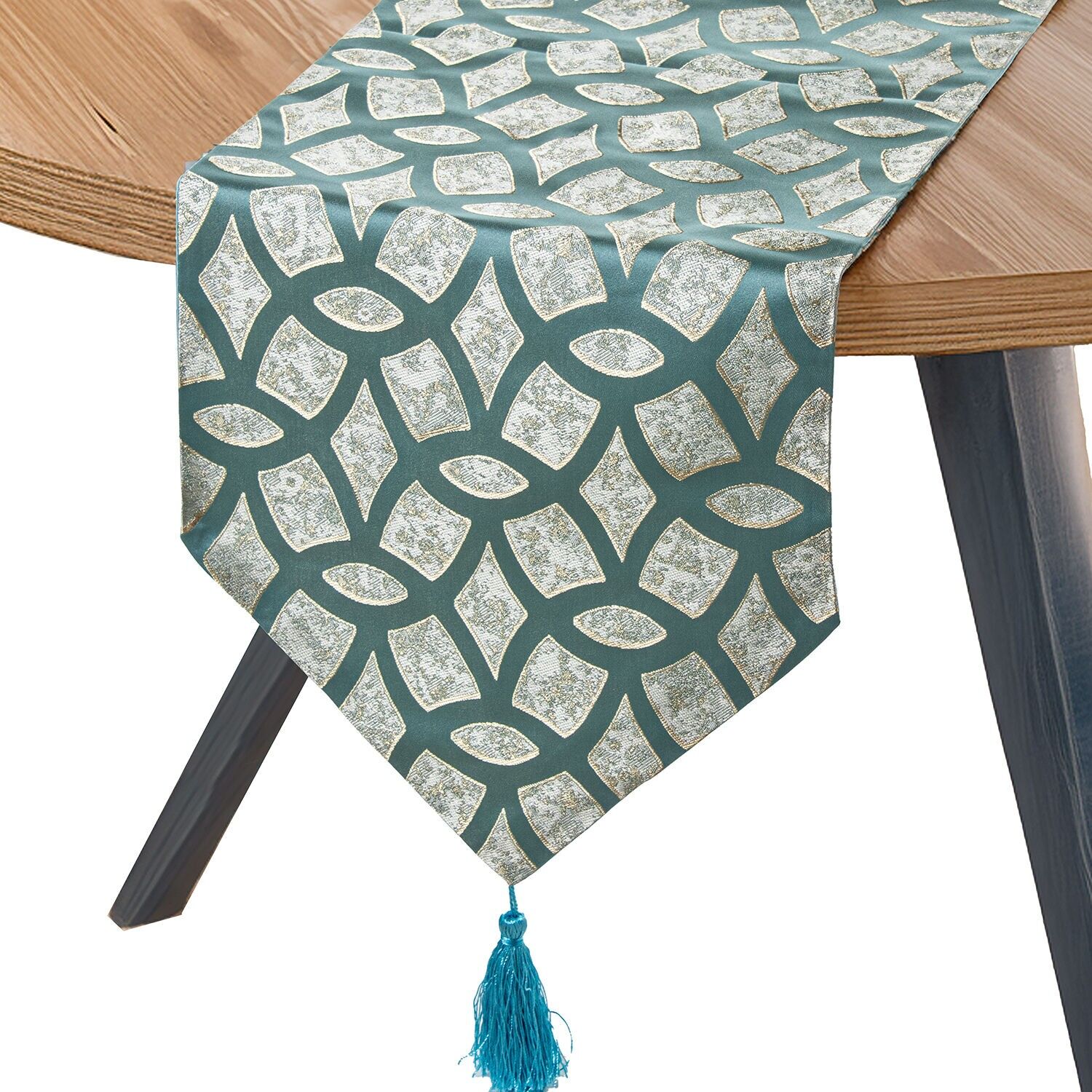 Tischläufer 30x180cm blau 100% Polyester 30x180cm ST50719