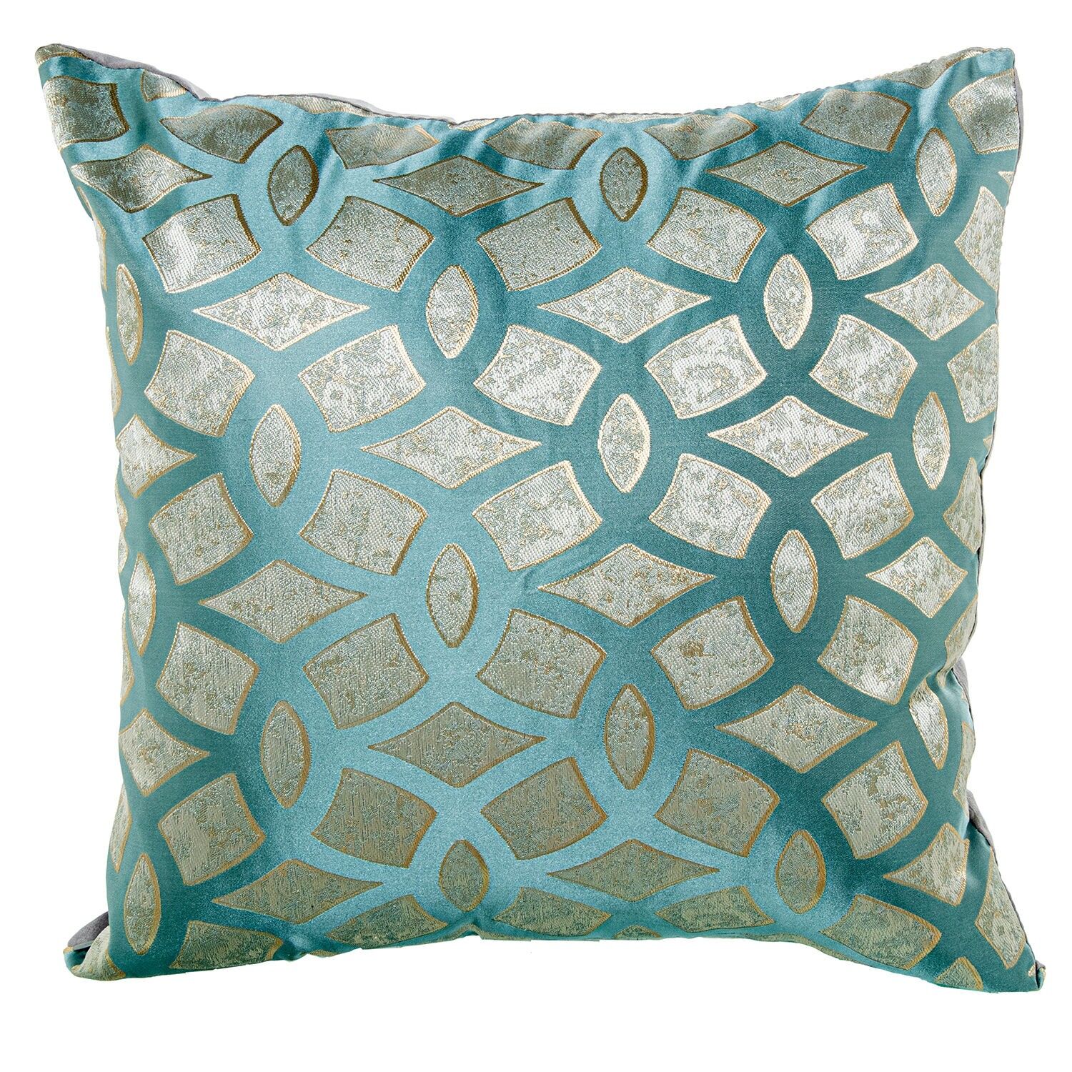 Kissen 45x45cm blau 100% Polyester 45x45cm, mit Reißverschluss ST50717