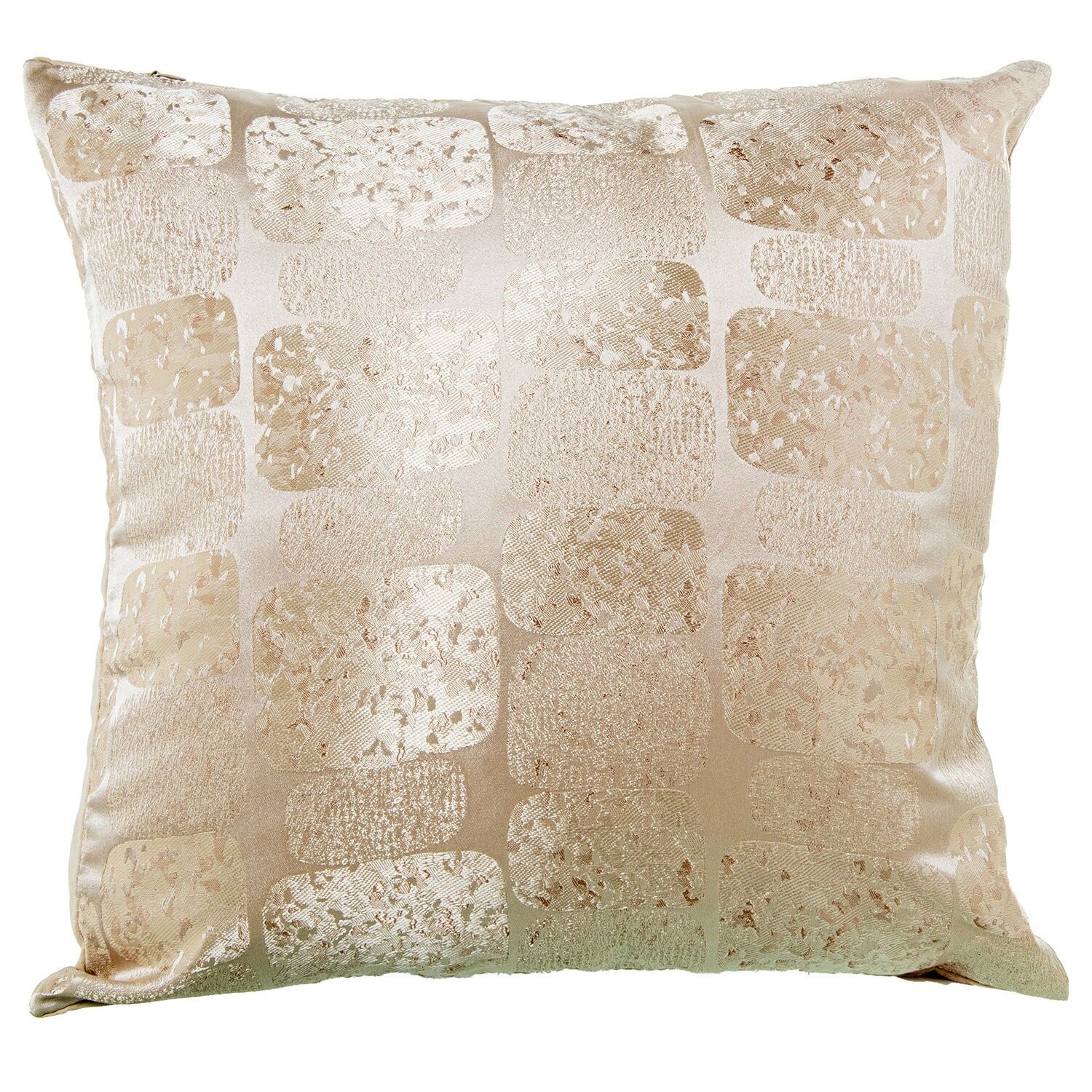 Kissen 45x45cm creme 100% Polyester 45x45cm, mit Reißverschluss ST50720