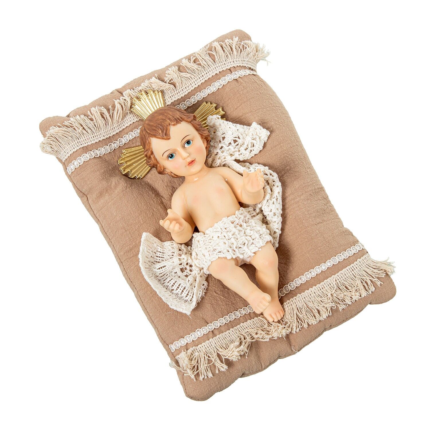 Figur des Jesuskindes aus Kunstharz, 23 cm x 23 cm, ST50740