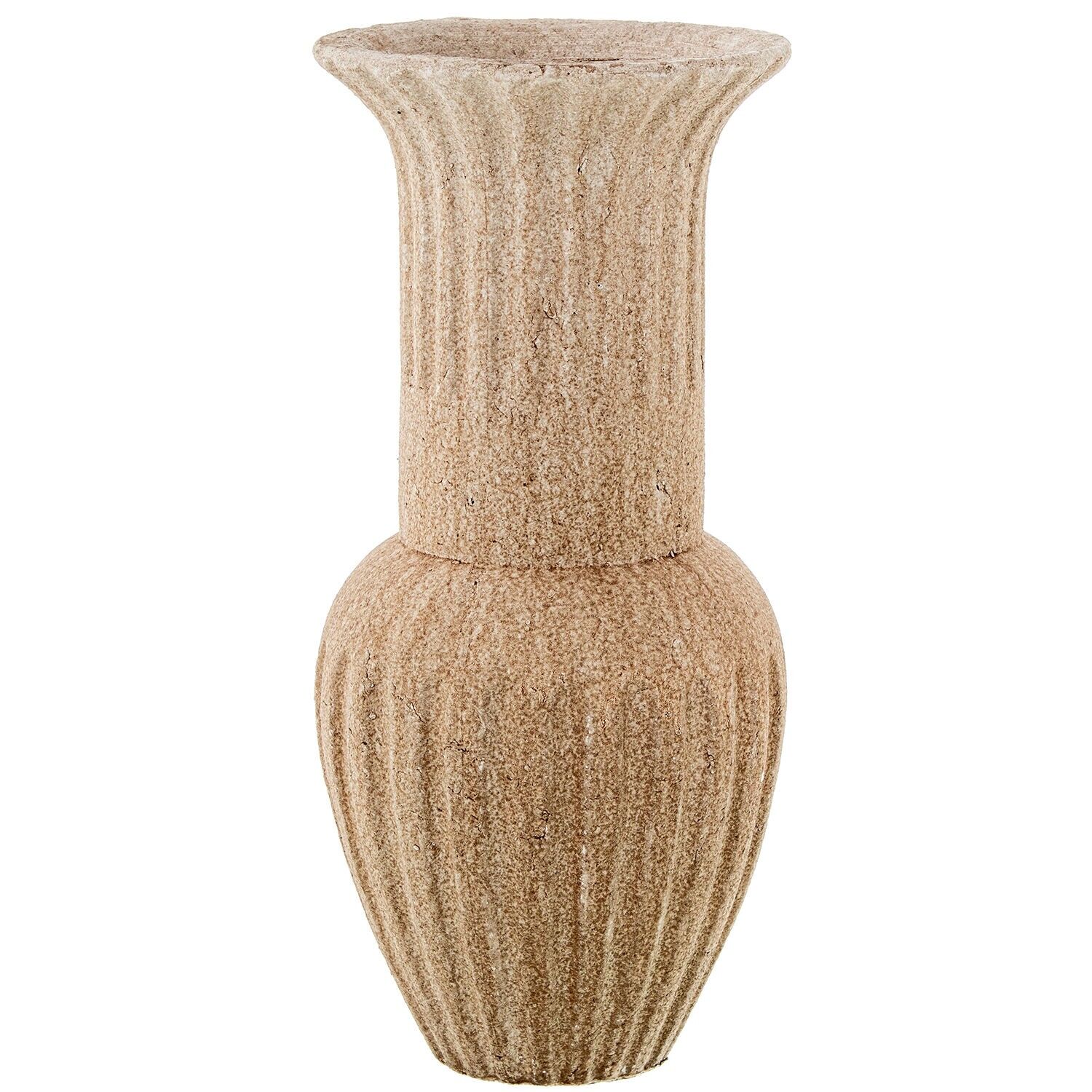 Braune Keramikvase 18x38cm ST50814