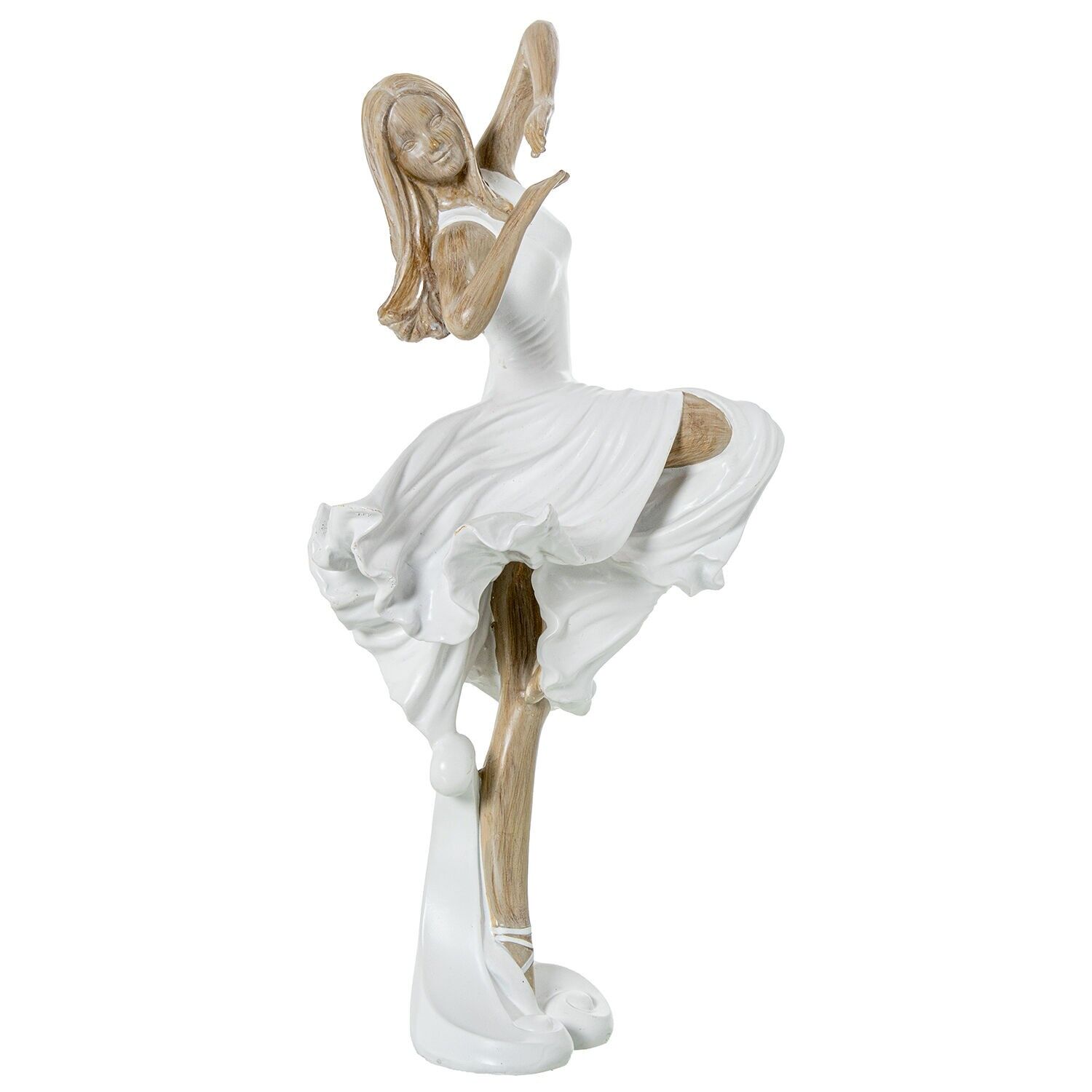 Ballerina-Figur aus Kunstharz, 20 x 12 x 41 cm, ST50836