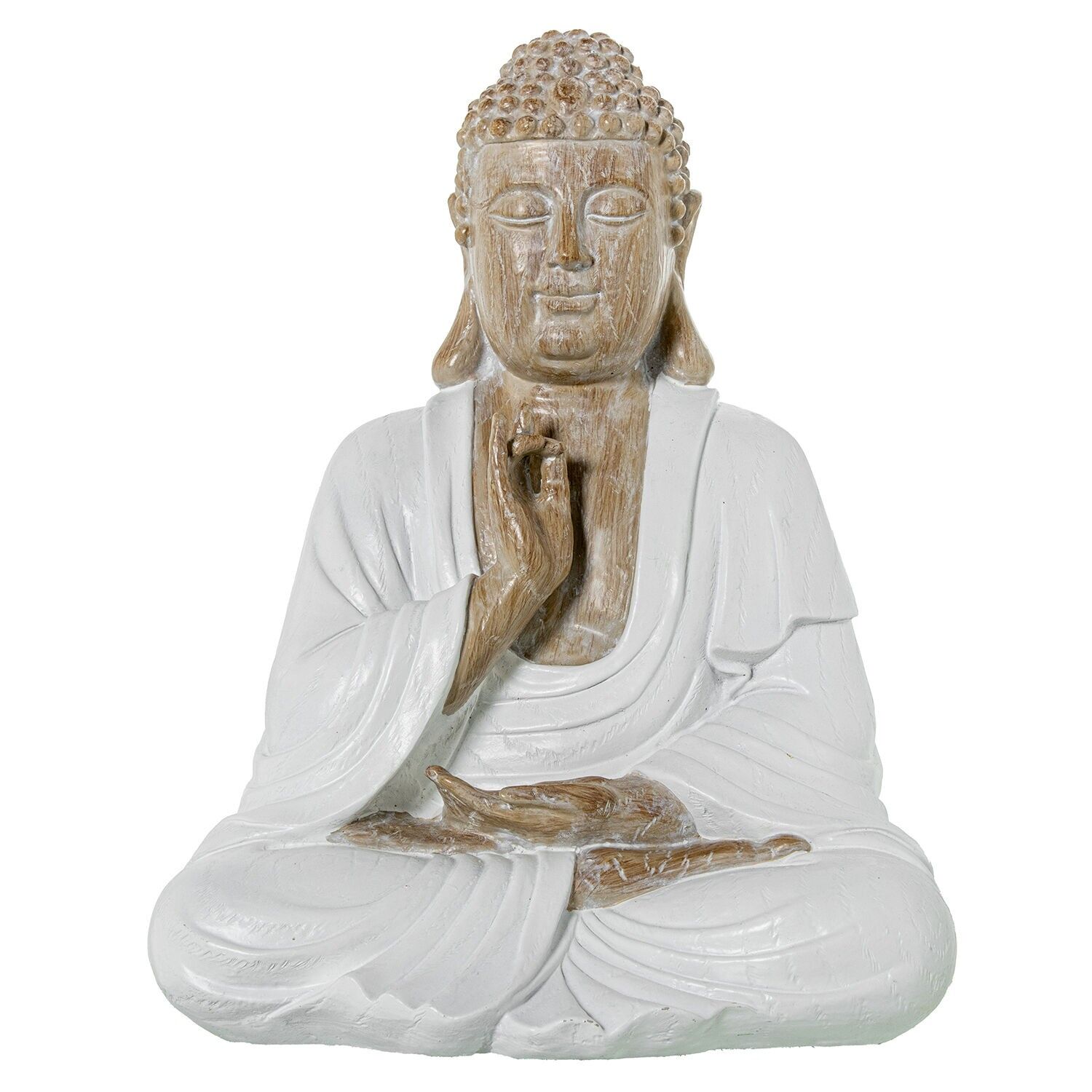 Buddha-Figur aus Kunstharz, 27 x 20 x 34 cm, ST50834