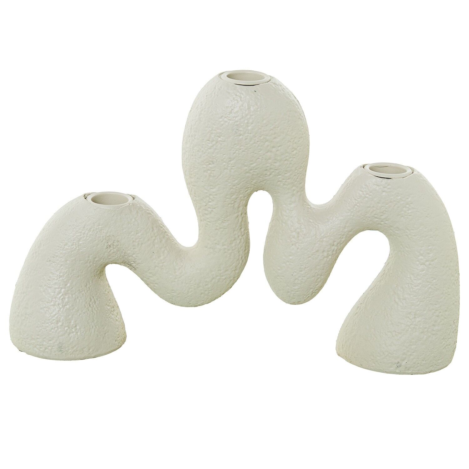 Kerzenständer mit 3 Harzkerzen 28x7,5x17cm ST50853