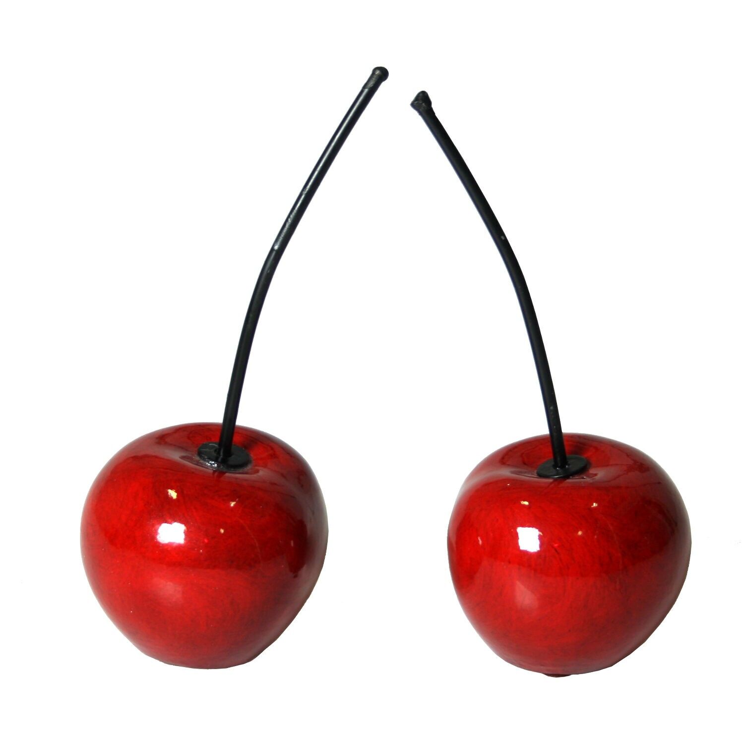 Rote Kirschfigur aus Keramik, 8 x 6,5 cm, je Stück 16,5 cm, ST54567