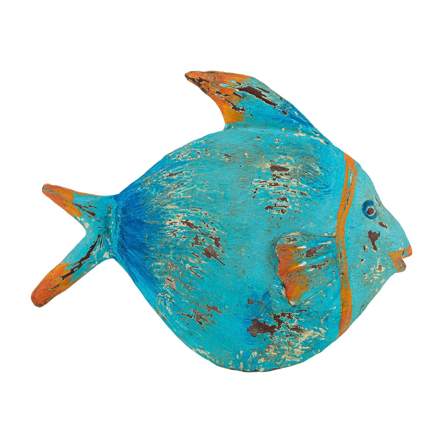 Fischfigur aus Eisen, 26 x 11 x 19 cm, ST61325