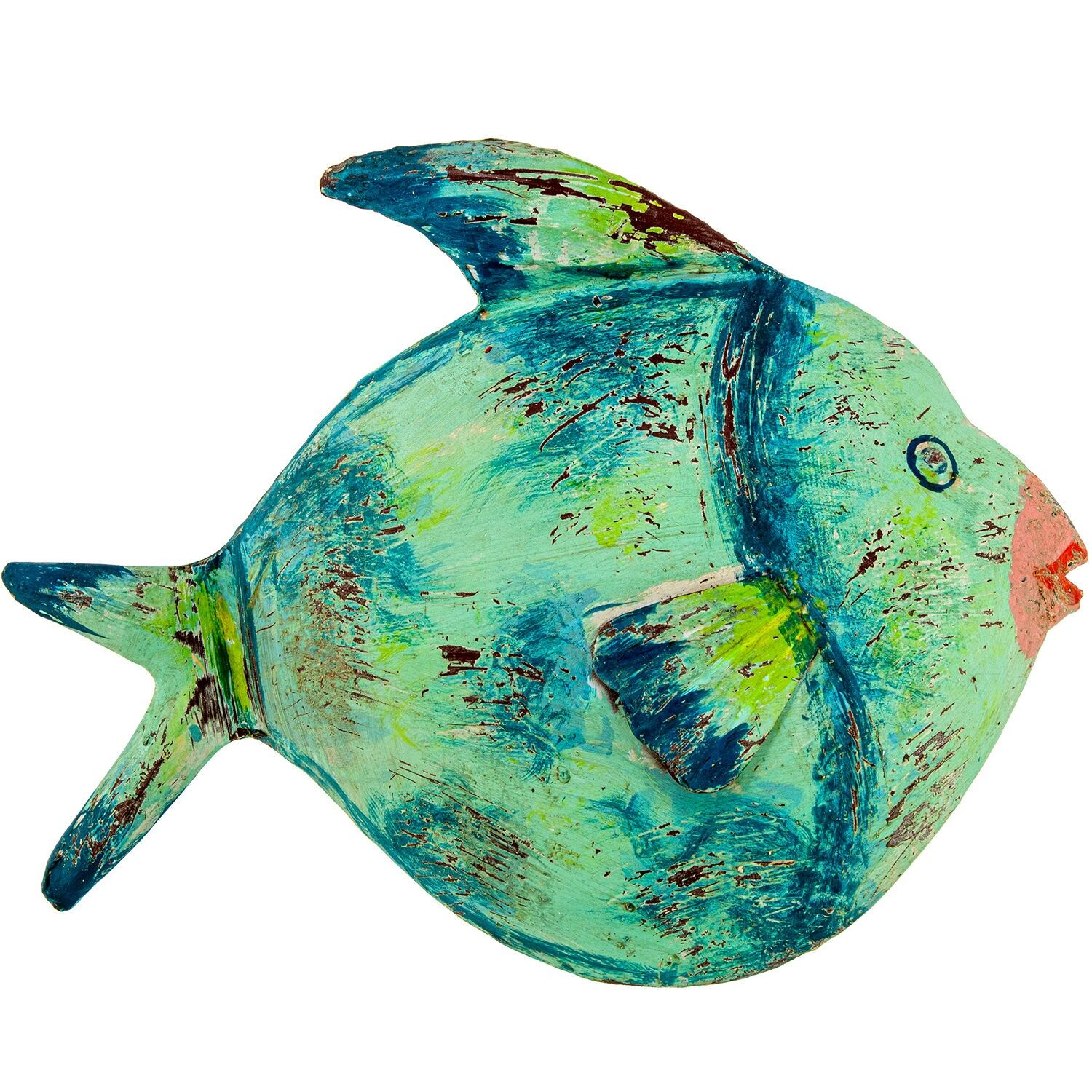Fischfigur aus Eisen, 32 x 12 x 24 cm, ST61326