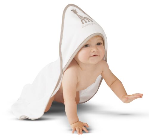 Achat Cape de bain Sophie la girafe en coffret blanc en gros