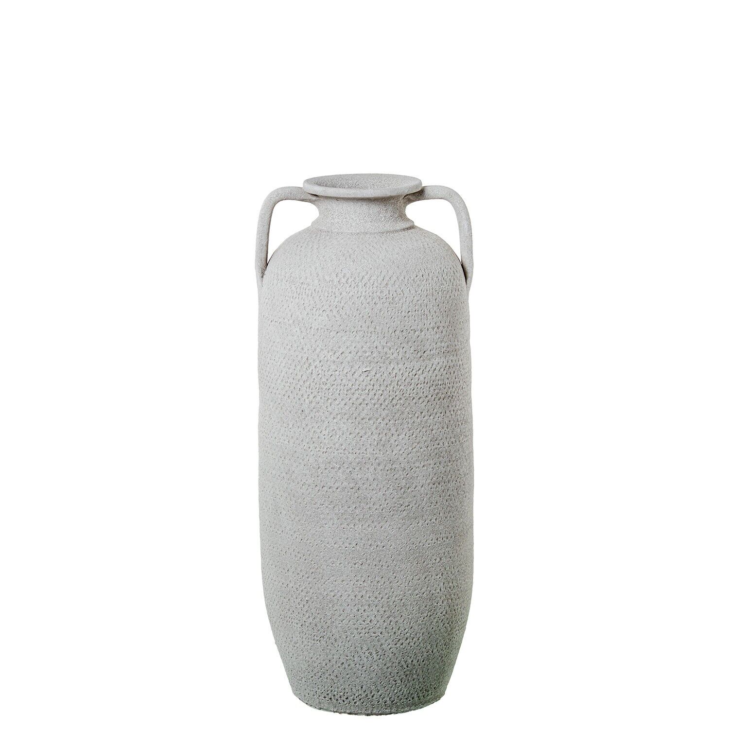 Keramikvase mit Henkeln, 60 cm, sandweiß, 26 x 60 cm ST61449