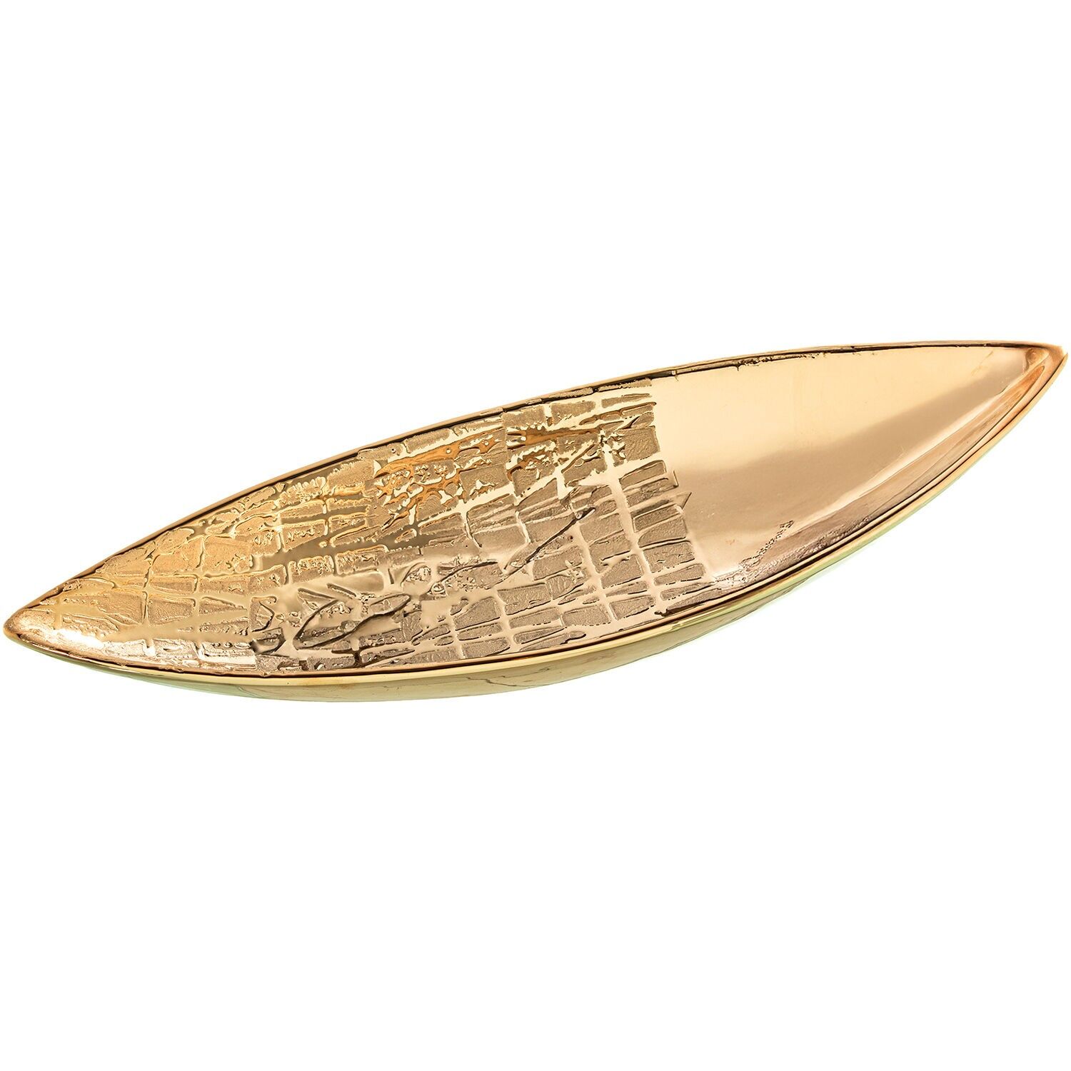 Goldene Keramikmitte 39x13x7,5cm ST61506