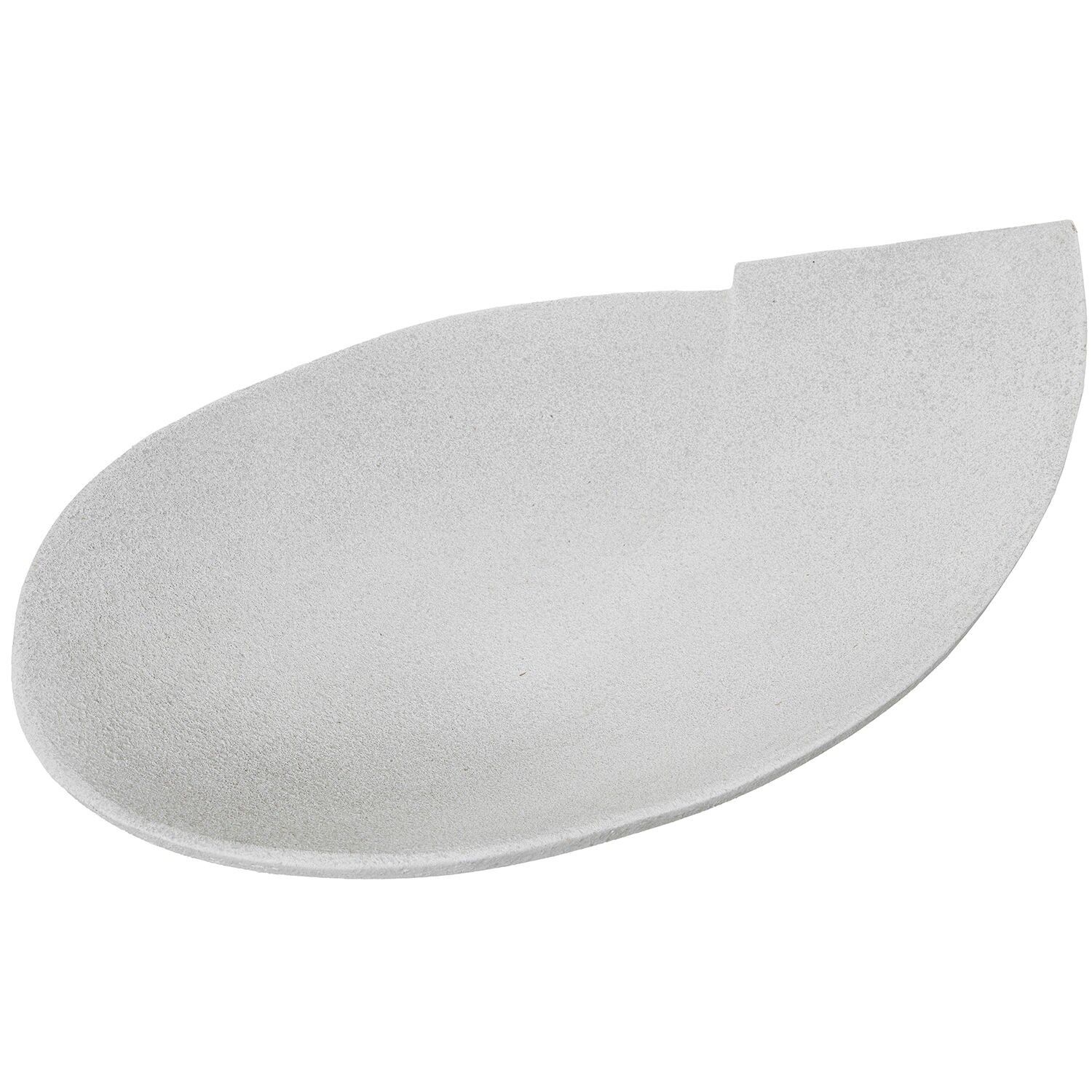 Tischdekoration aus sandbeiger Keramik, 50 x 30 x 10 cm, ST61620