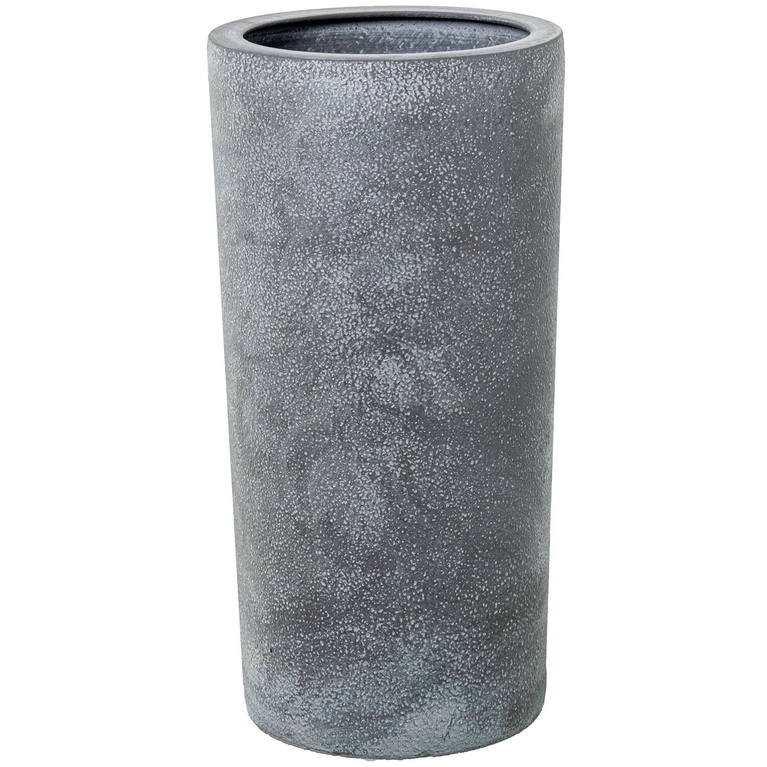 Grauer Keramik-Schirmständer 25x50cm ST61626