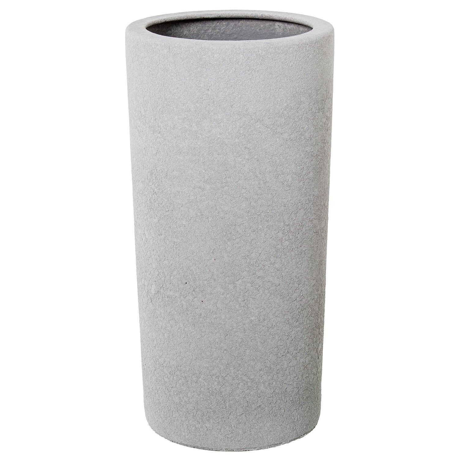 Hellgrauer Keramik-Schirmständer 25x50cm ST61625