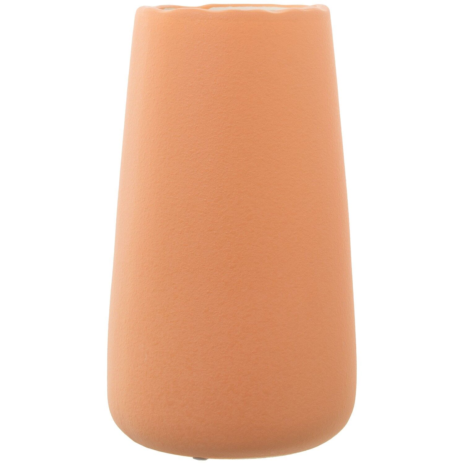 Keramikvase 28 cm, braune Fliese 16 x 28 cm, ST61721