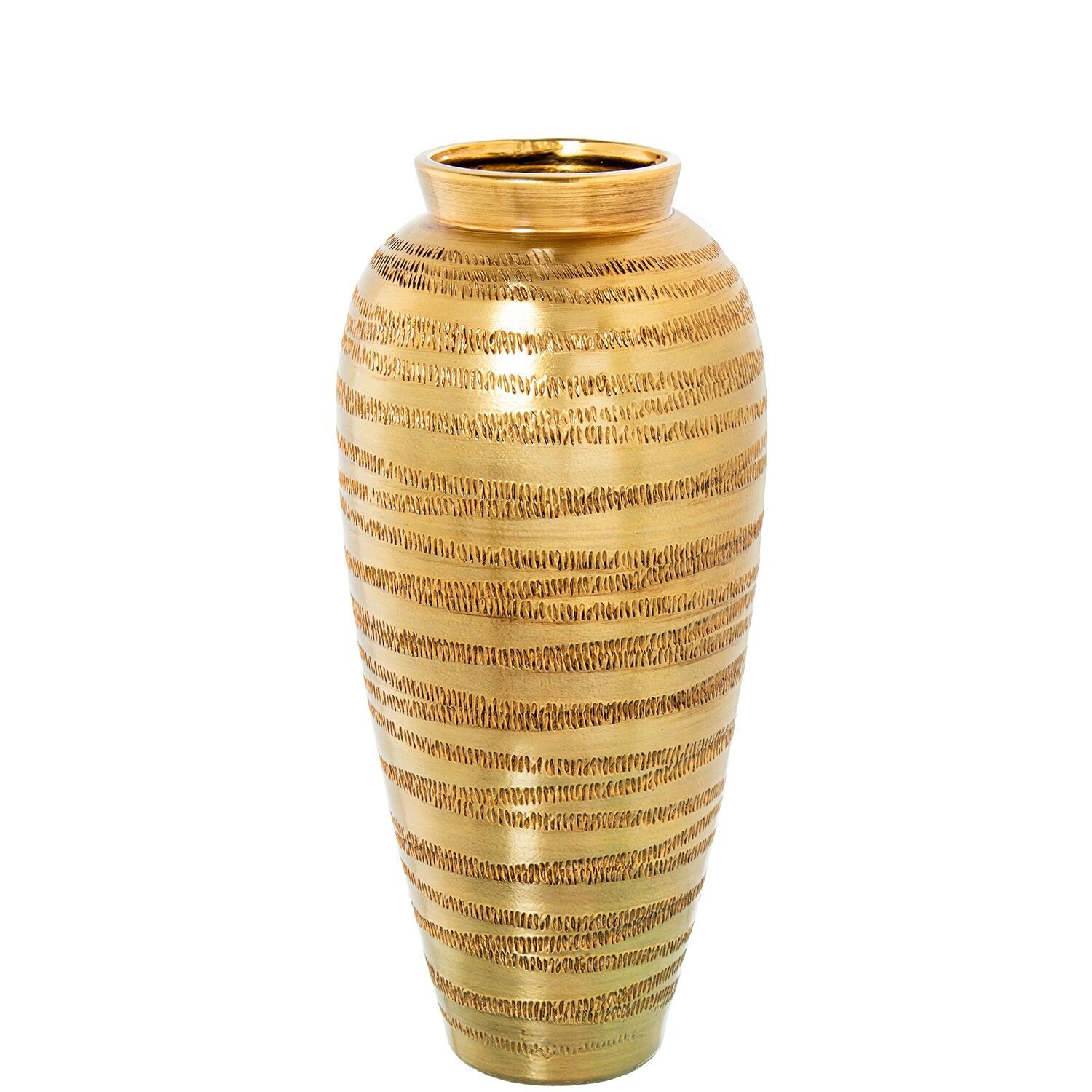Keramikvase 60 cm gold 26x60 cm ST61756