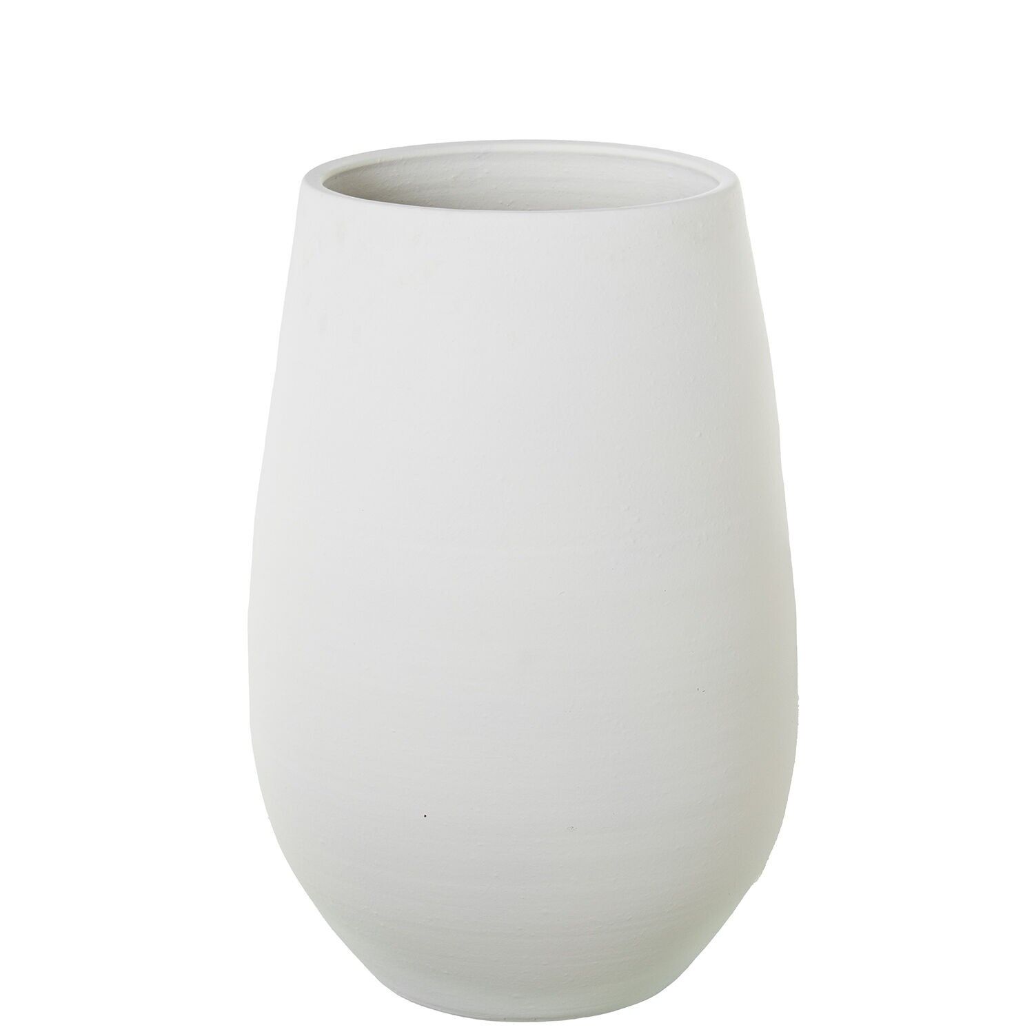 Keramikvase 60 cm, mattweiß, 30 x 60 cm, ST61885