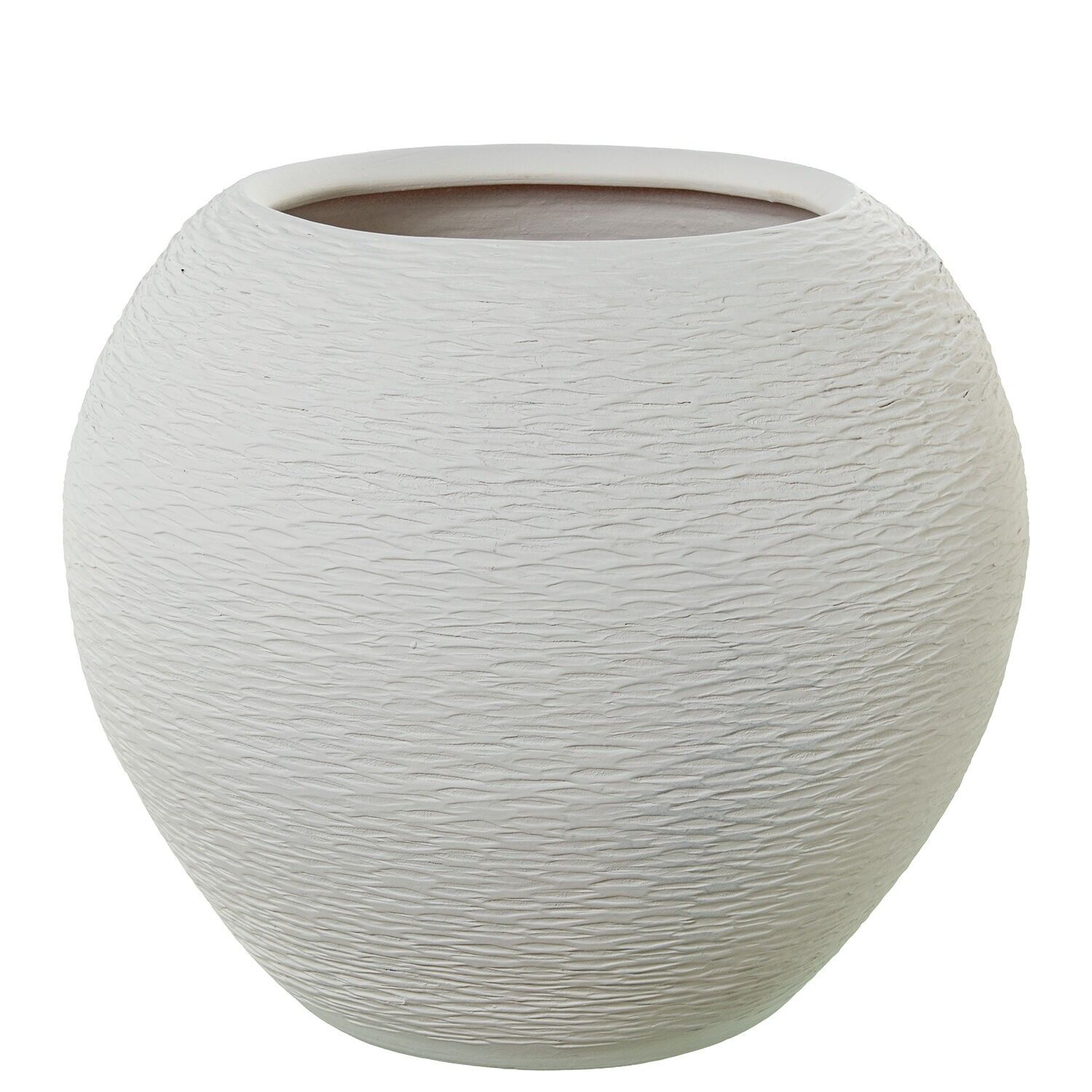 Keramikvase 40 cm sandweiß 50 x 40 cm ST61881