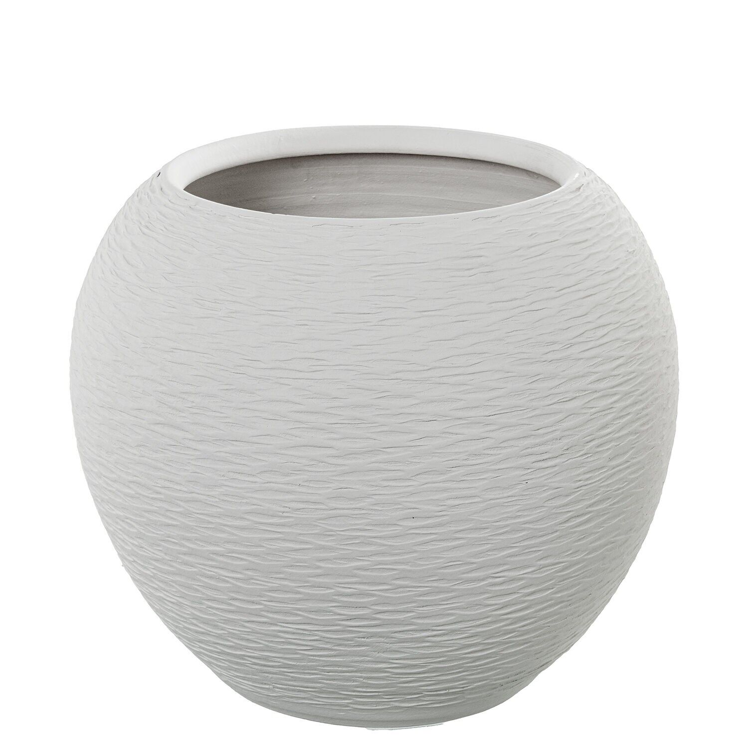 Keramikvase 35 cm sandweiß 40x35 cm ST61882