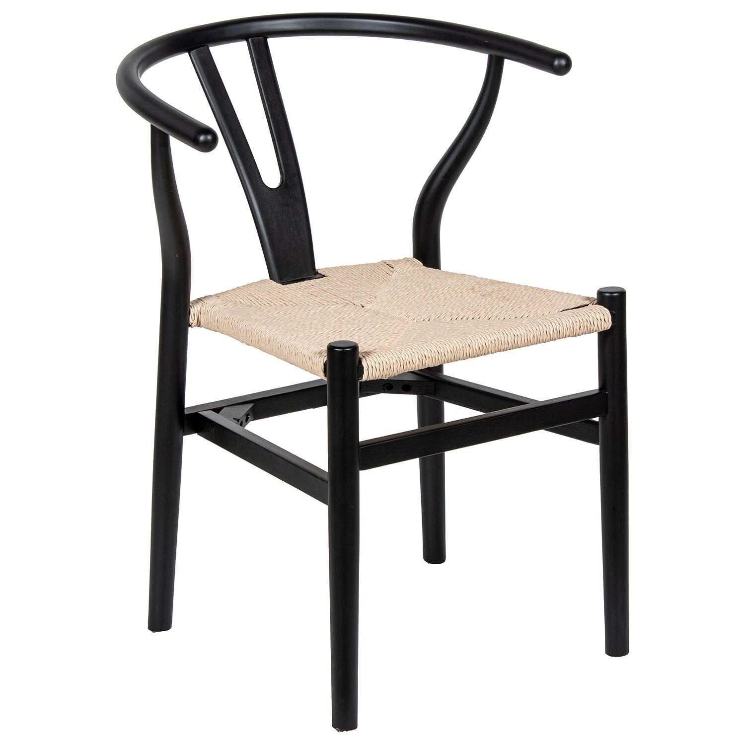 Sessel, Buchenholz, Seilsitz, 54x56x72cm, Hasie:44 Hbra:71 ST61894