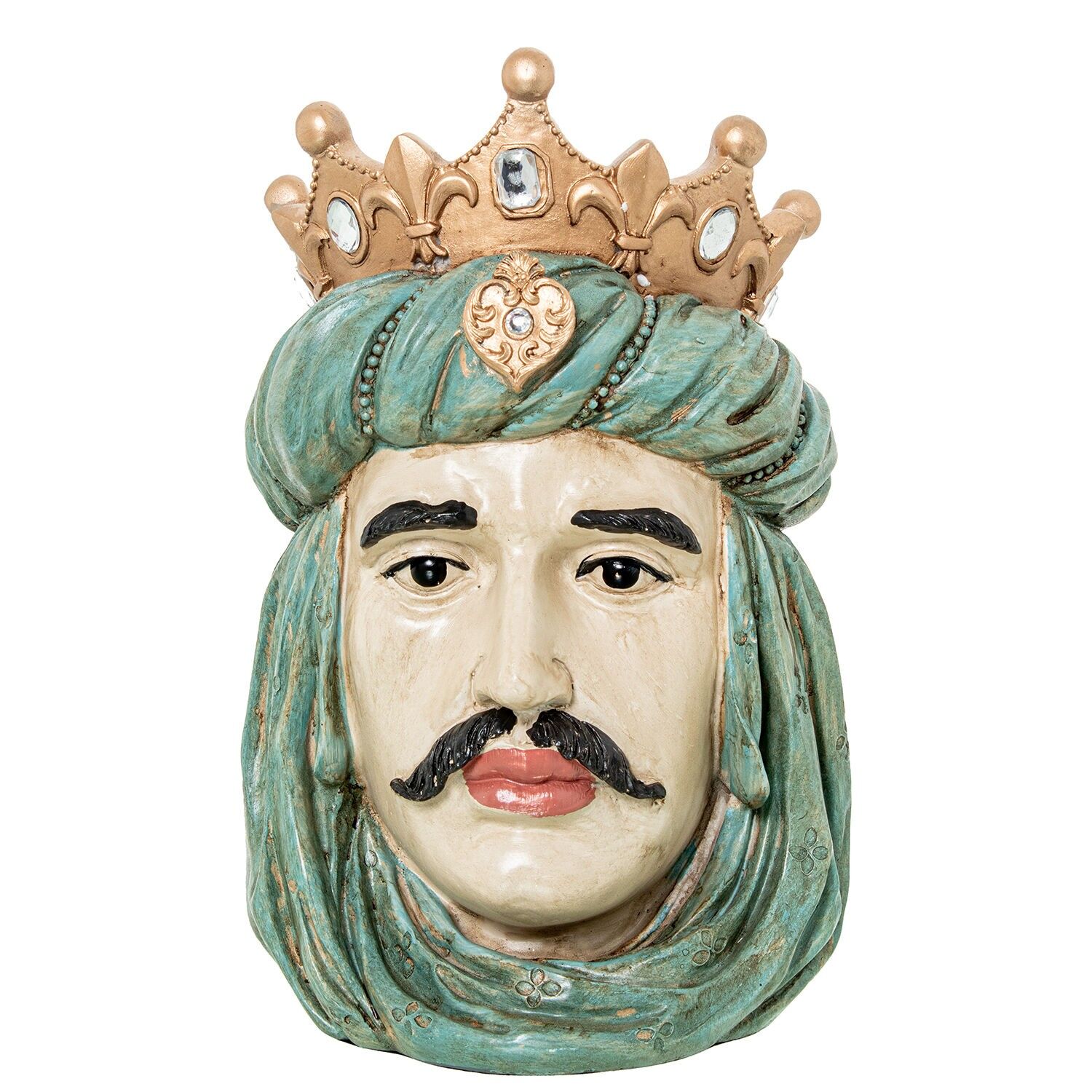 Harzfigur einer Königsbüste, 18x17x26cm ST61999